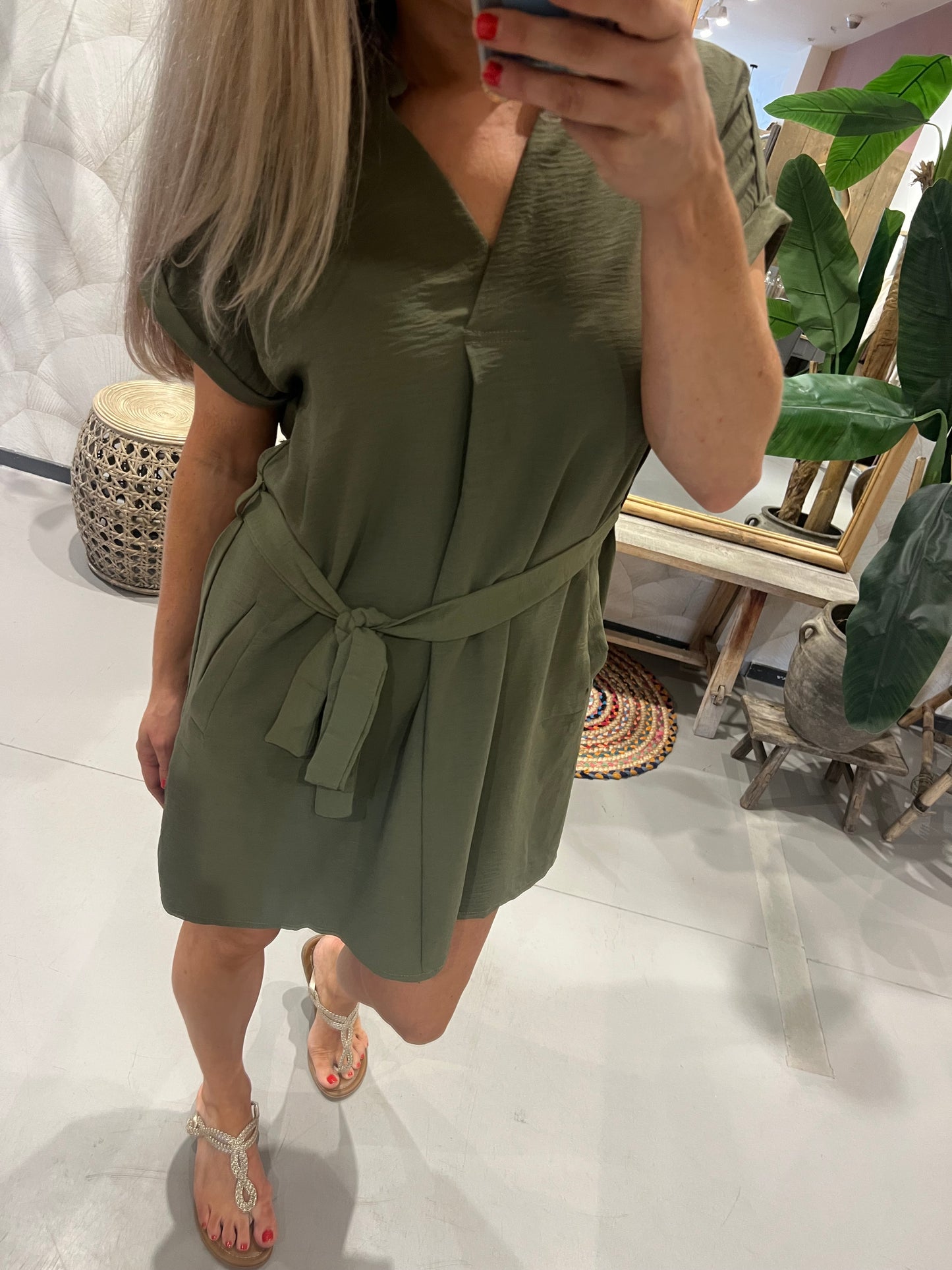 LOD of Love - Jurkje met Ceintuur Army Green