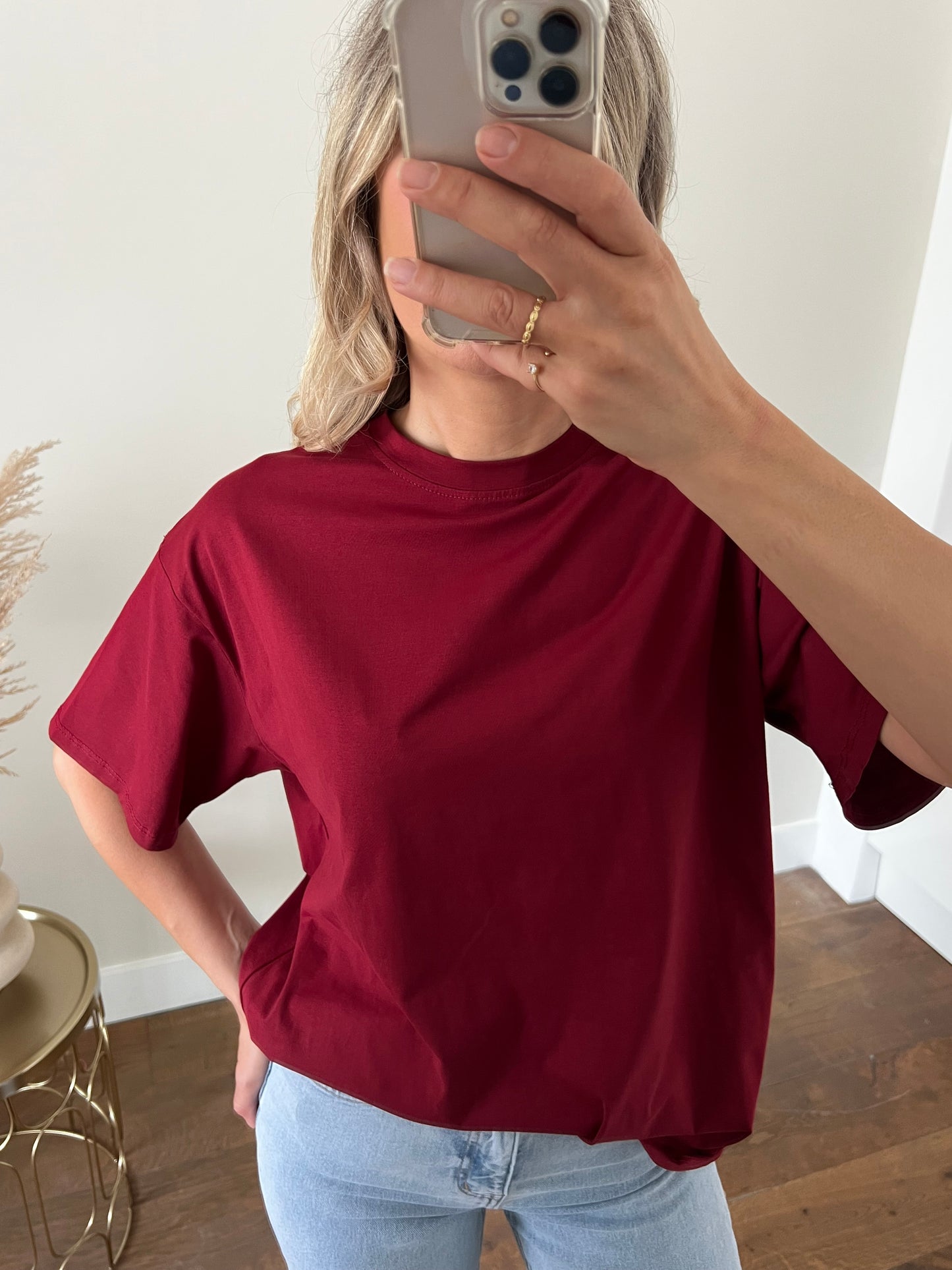 LOD of Love – New York T-Shirt Bordeaux Met Teddy Letters