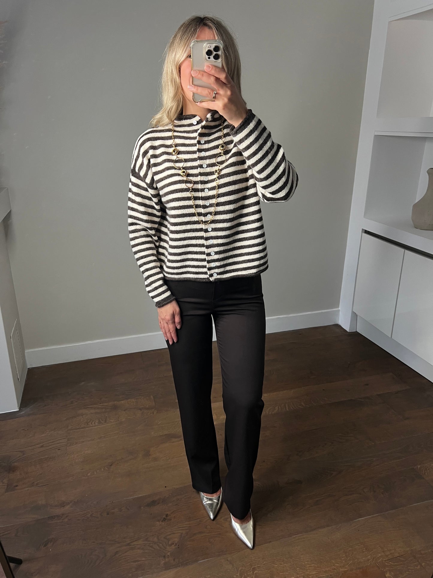 LOD of Love – Gestreept Vest Bruin Isa