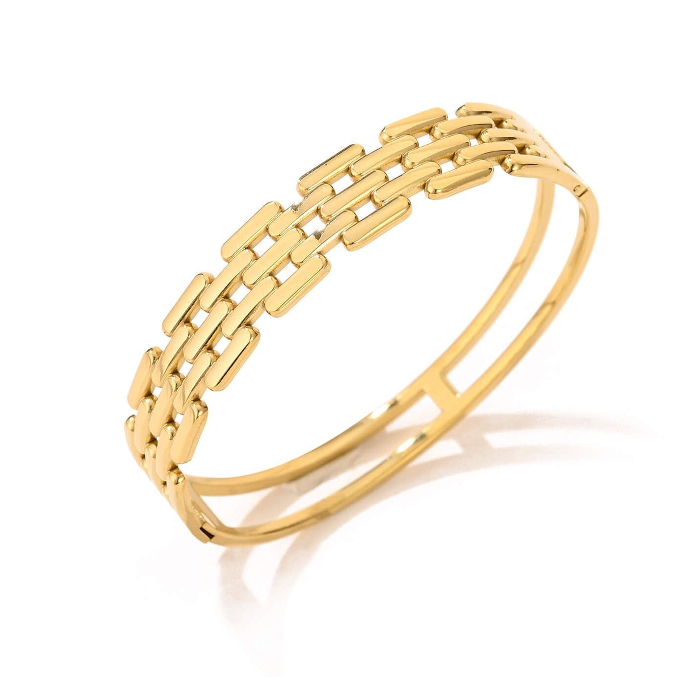 LOD of Love - Stainless Steel Schakel Bangle Armband