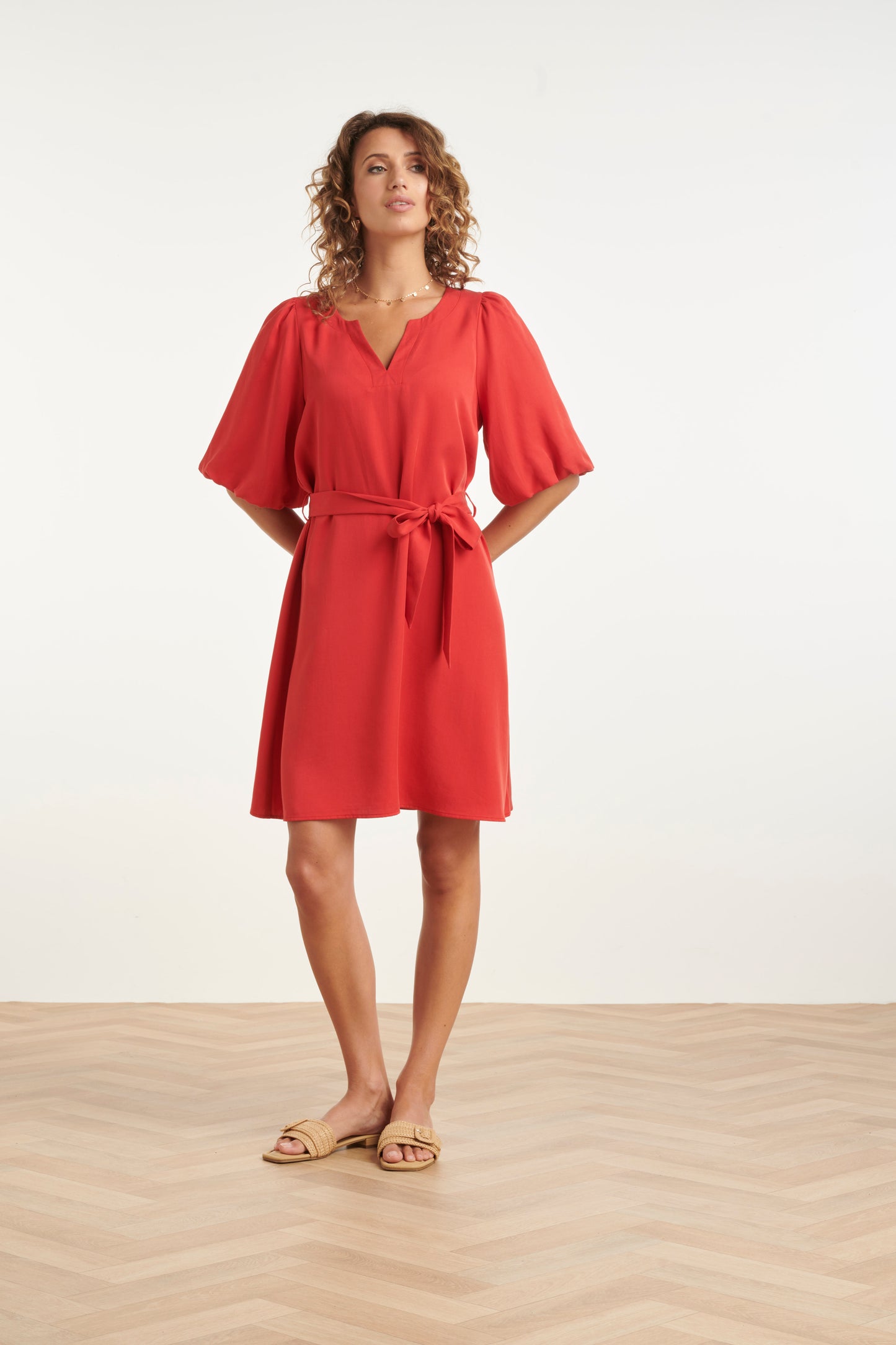 LOD of Love – Baumwollkleid mit Polka Dots und Schleife auf der Rückseite