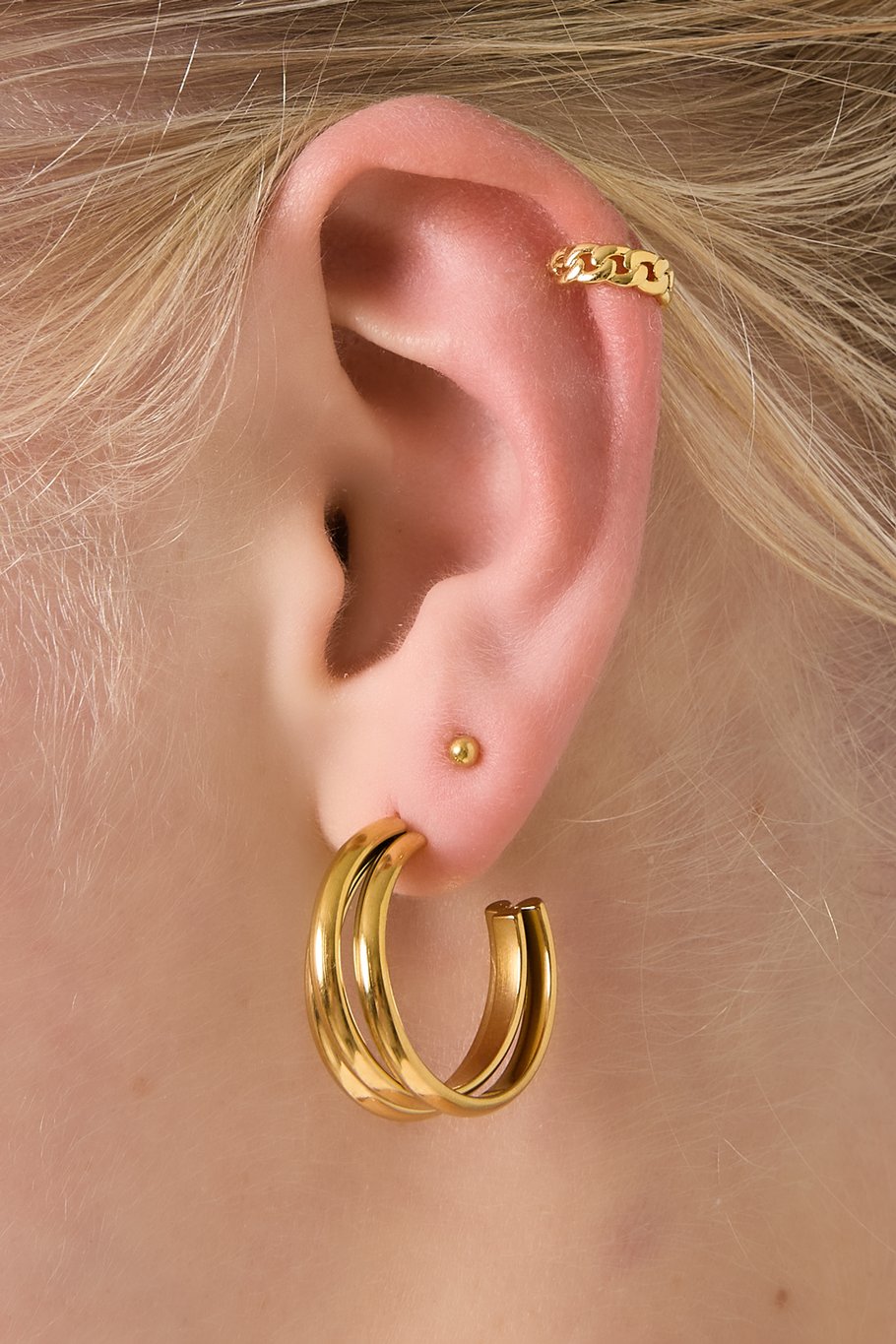 LOD of Love – Gouden Chain Ear Cuff