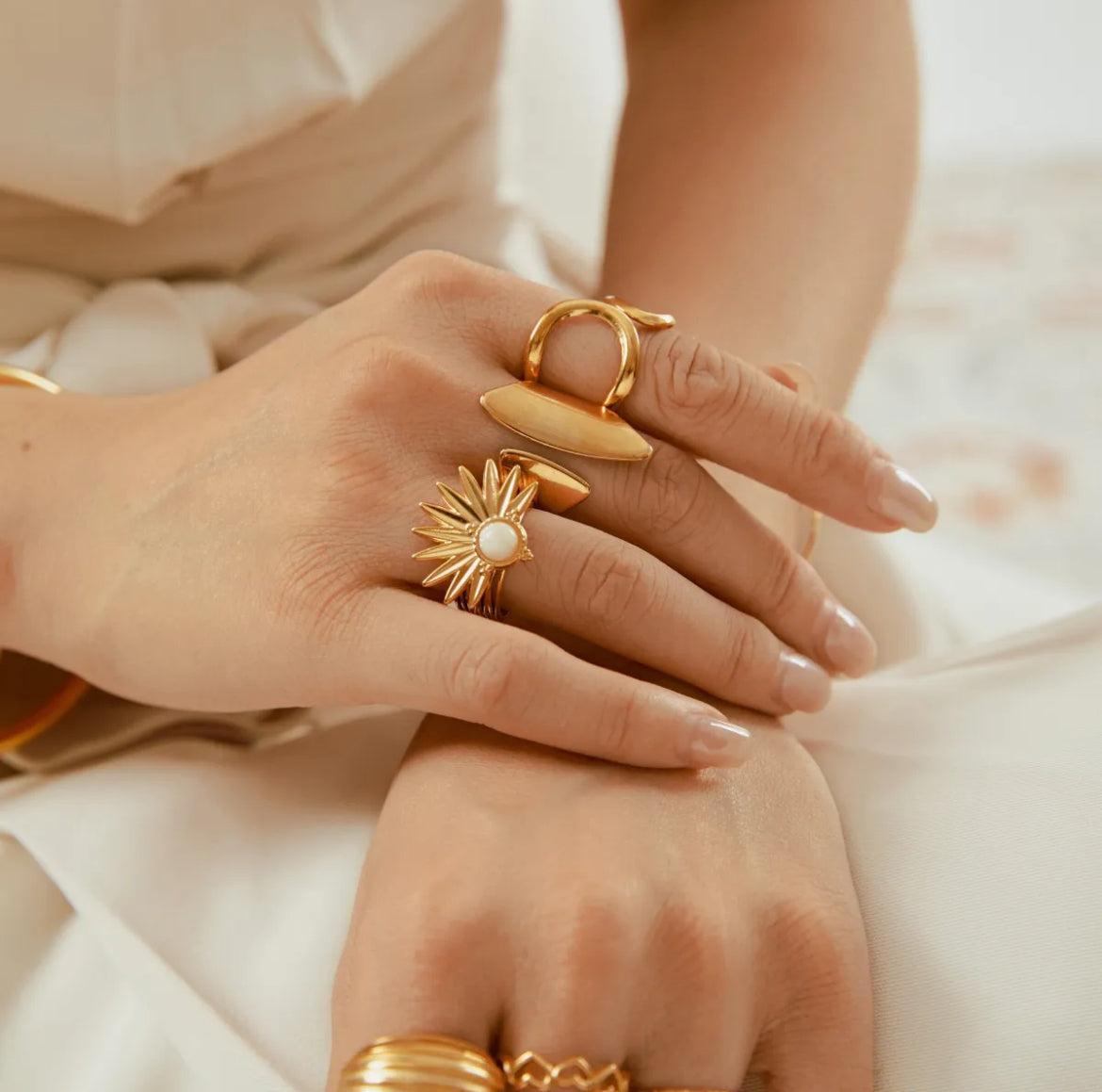 LOD of Love - Sun Bloom Ring Gouden Ring Blanca