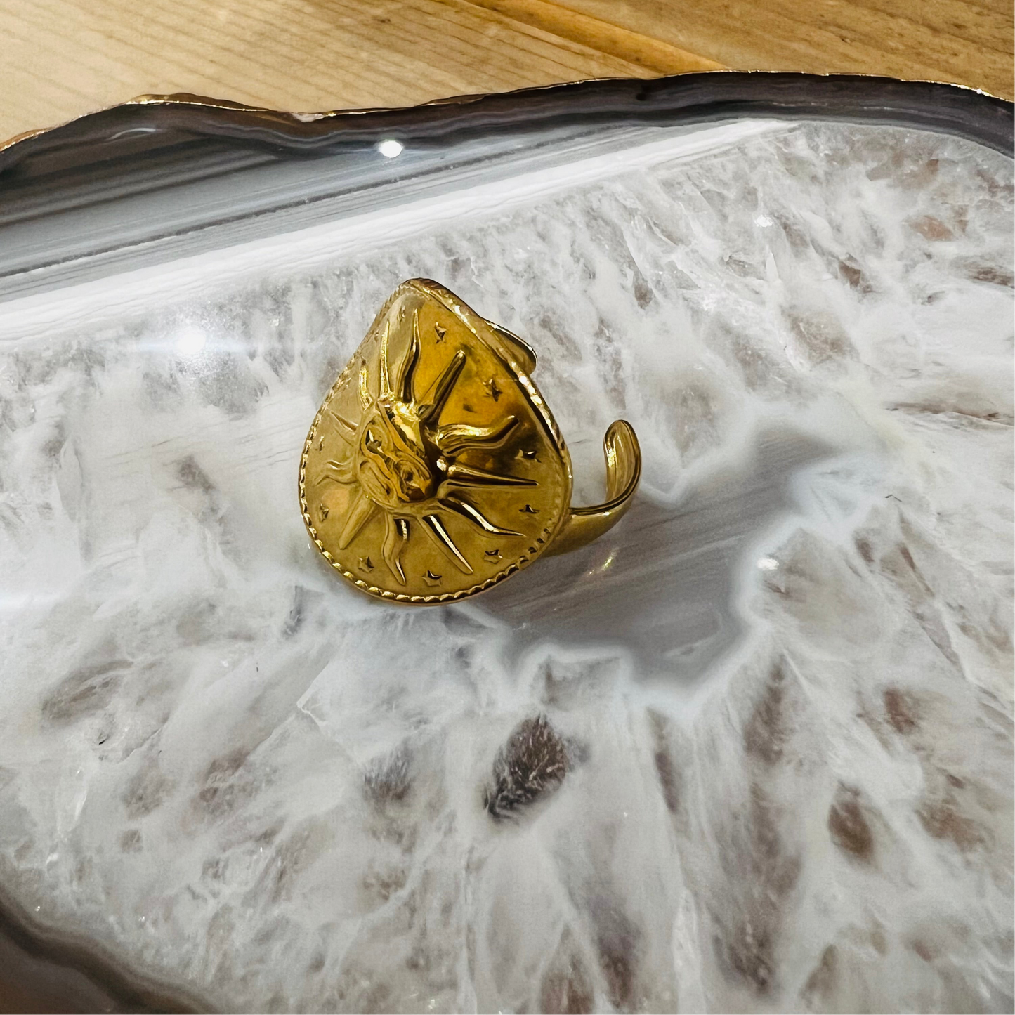 LOD of Love - Zonne Medaillon Ring