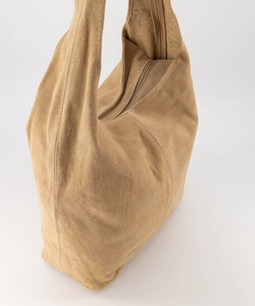 LOD of Love - Loreen Wildleder-Umhängetasche Beige
