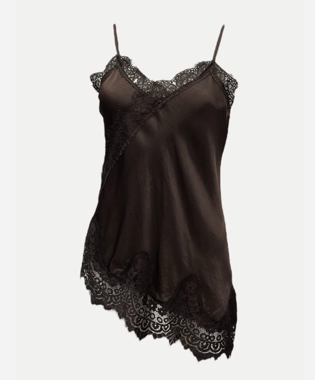 LOD of Love – Zijde Viscose Top Luna Bruin