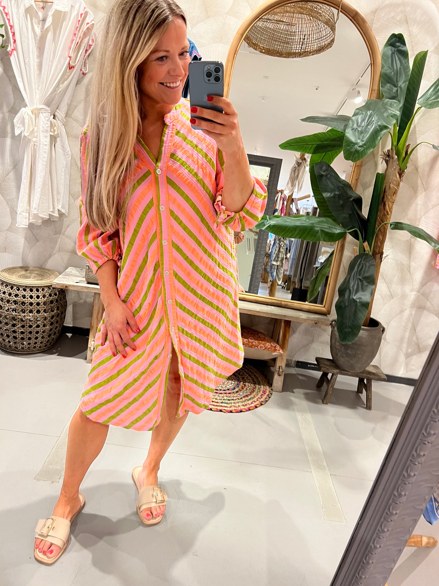 LOD of Love – Tuniek met Roze-Groene Streep