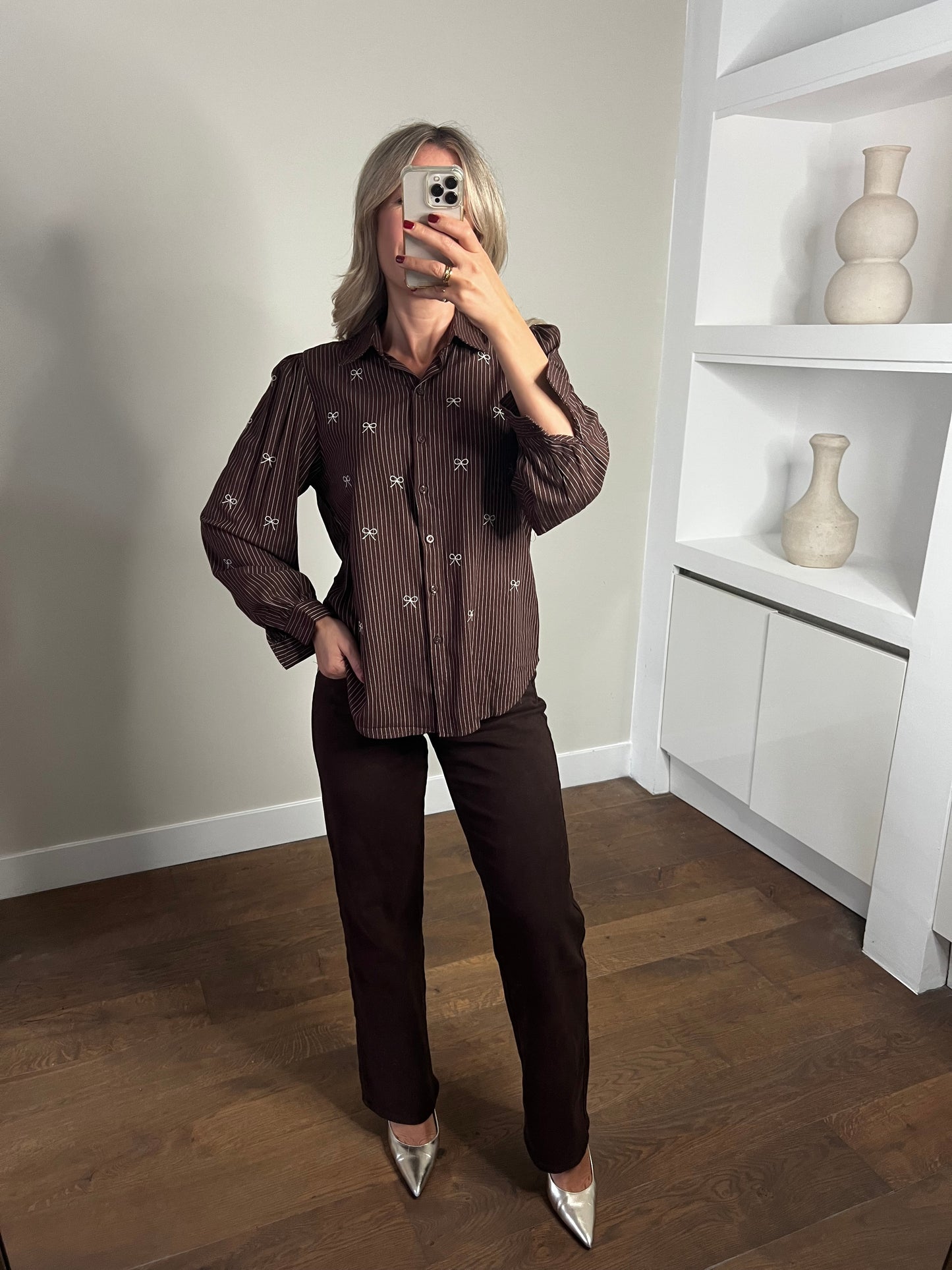 LOD of Love – Katoenen Strepenblouse met Strikjes