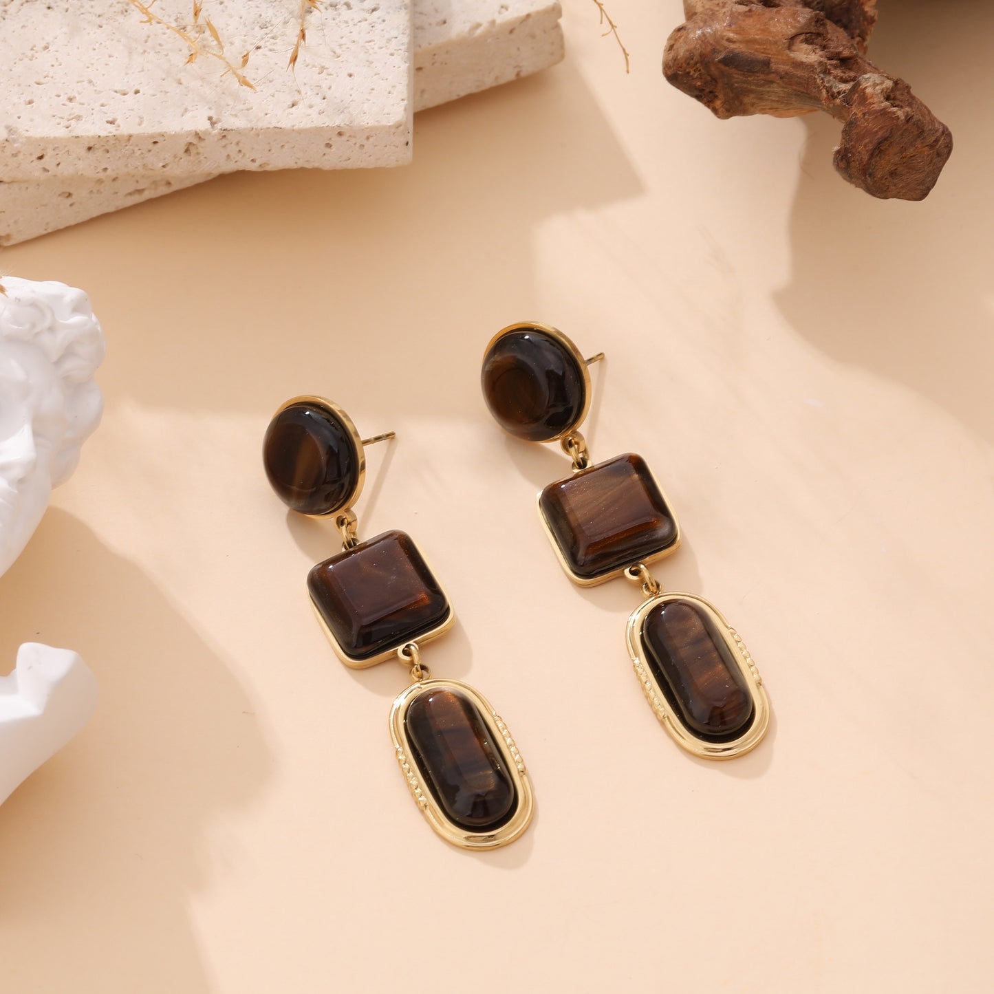 LOD of Love – Elegante Oorbellen met Steenlook