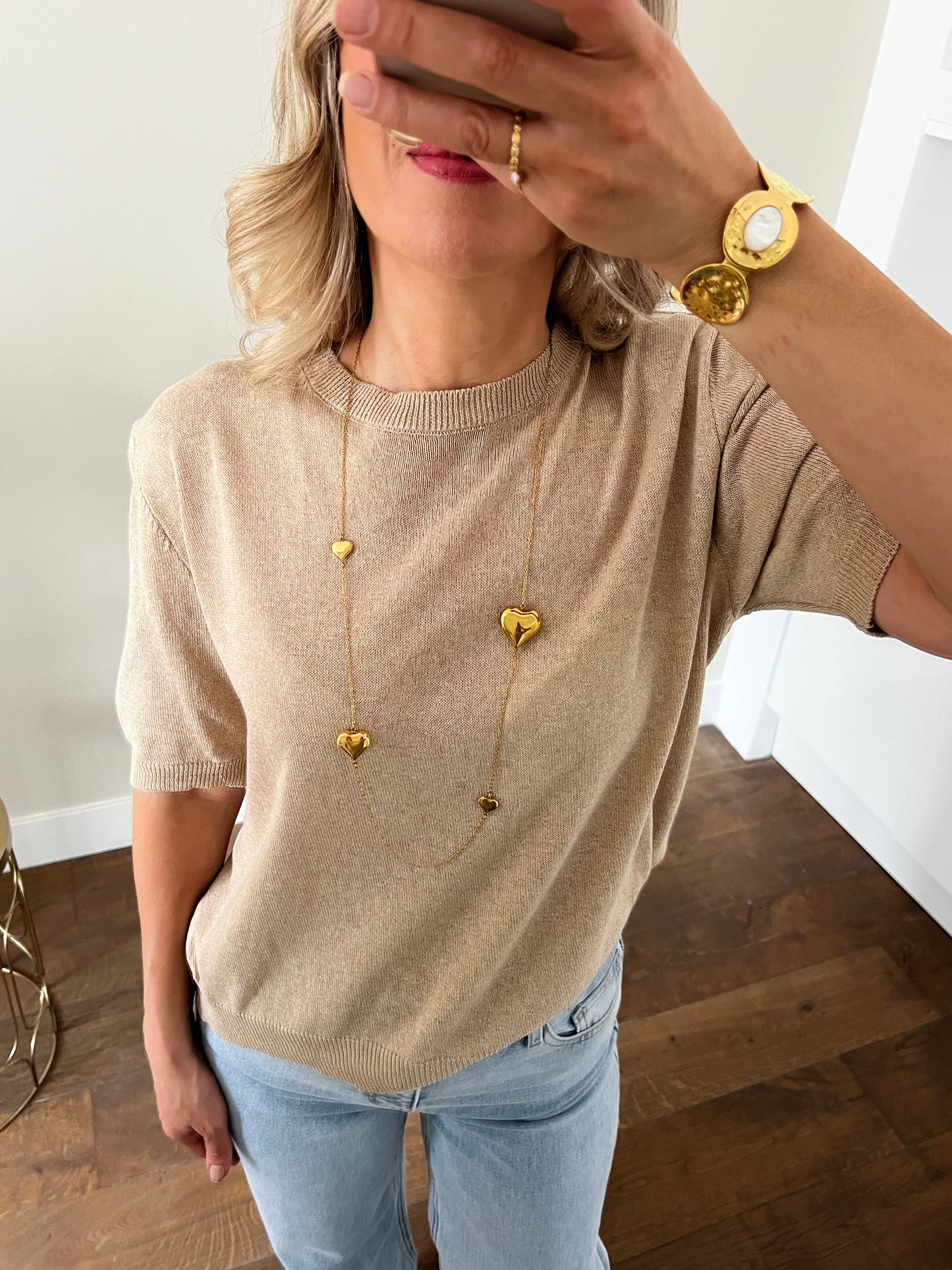 LOD of Love – Katoenen Top Liv Camel