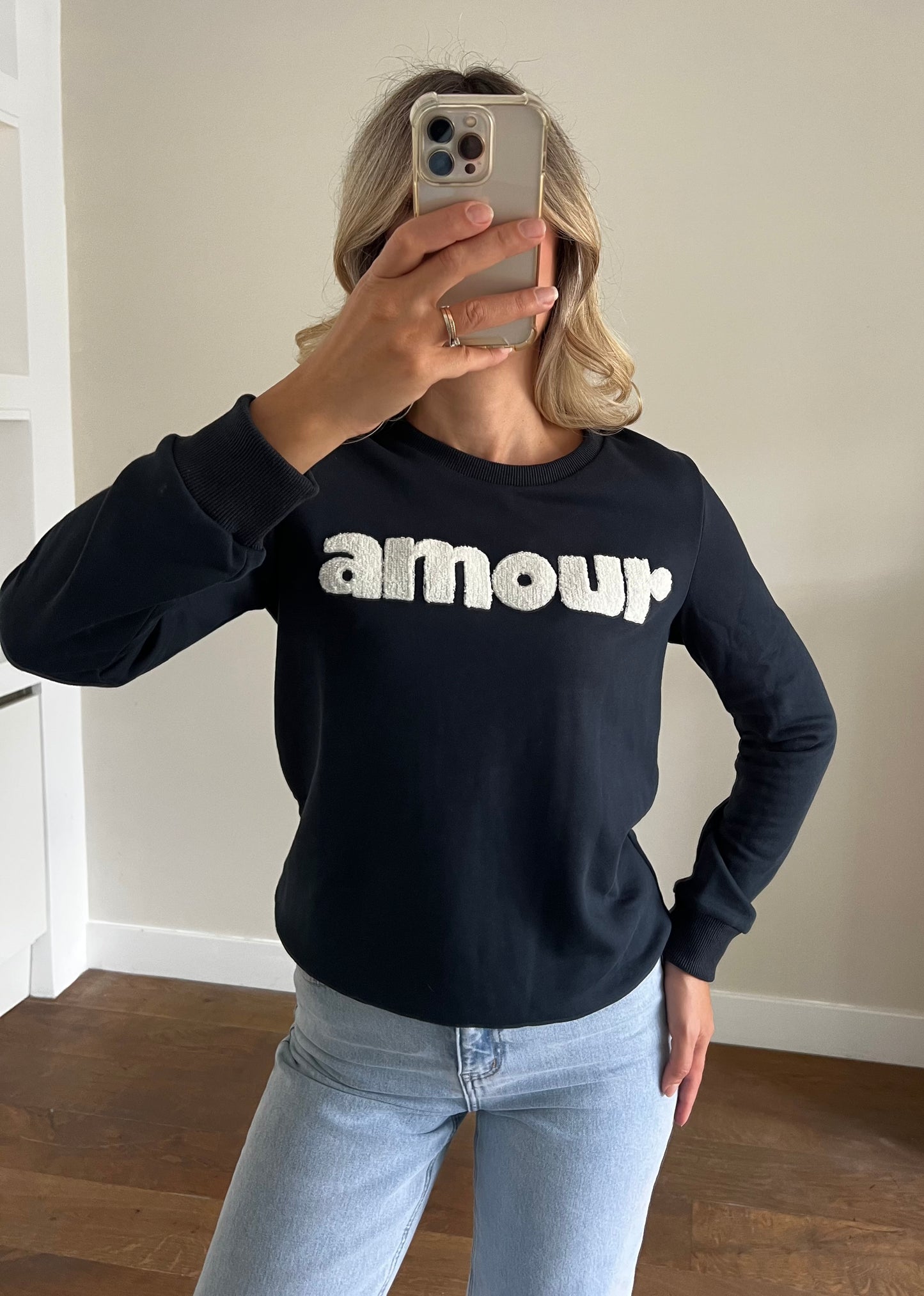 LOD Of Love - Amour Sweater Zwart Bordeaux