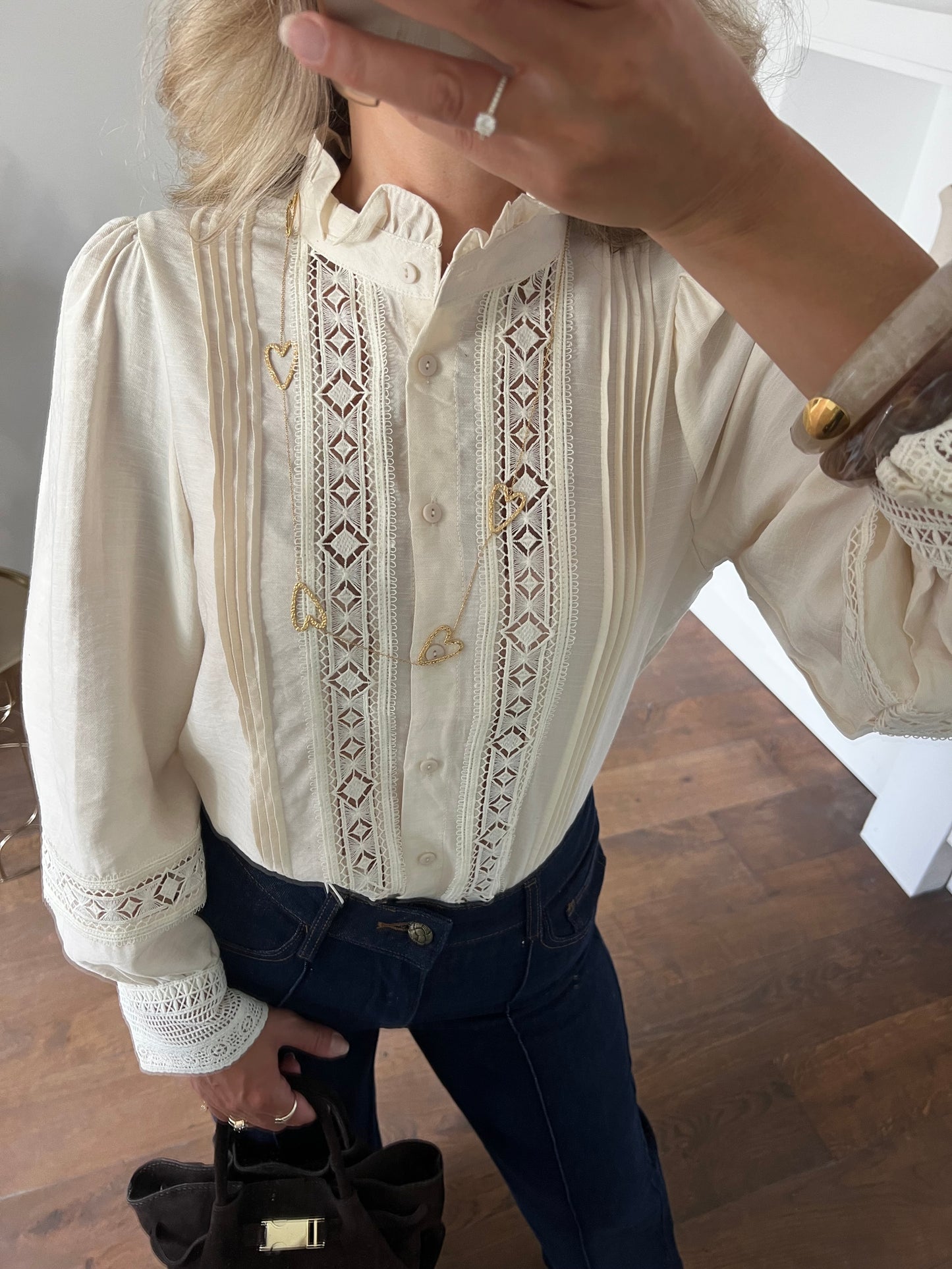 LOD of Love – Broderie Blouse Ecru