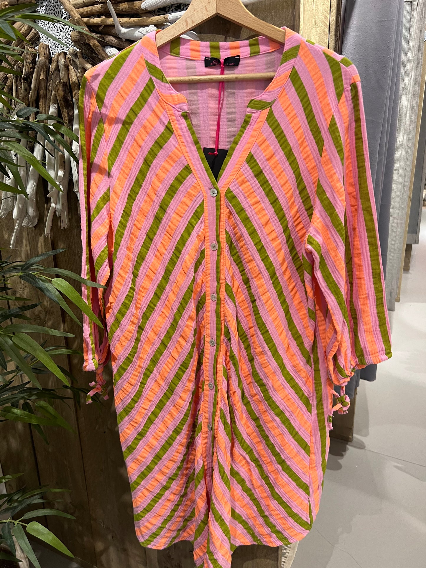 LOD of Love – Tuniek met Roze-Groene Streep