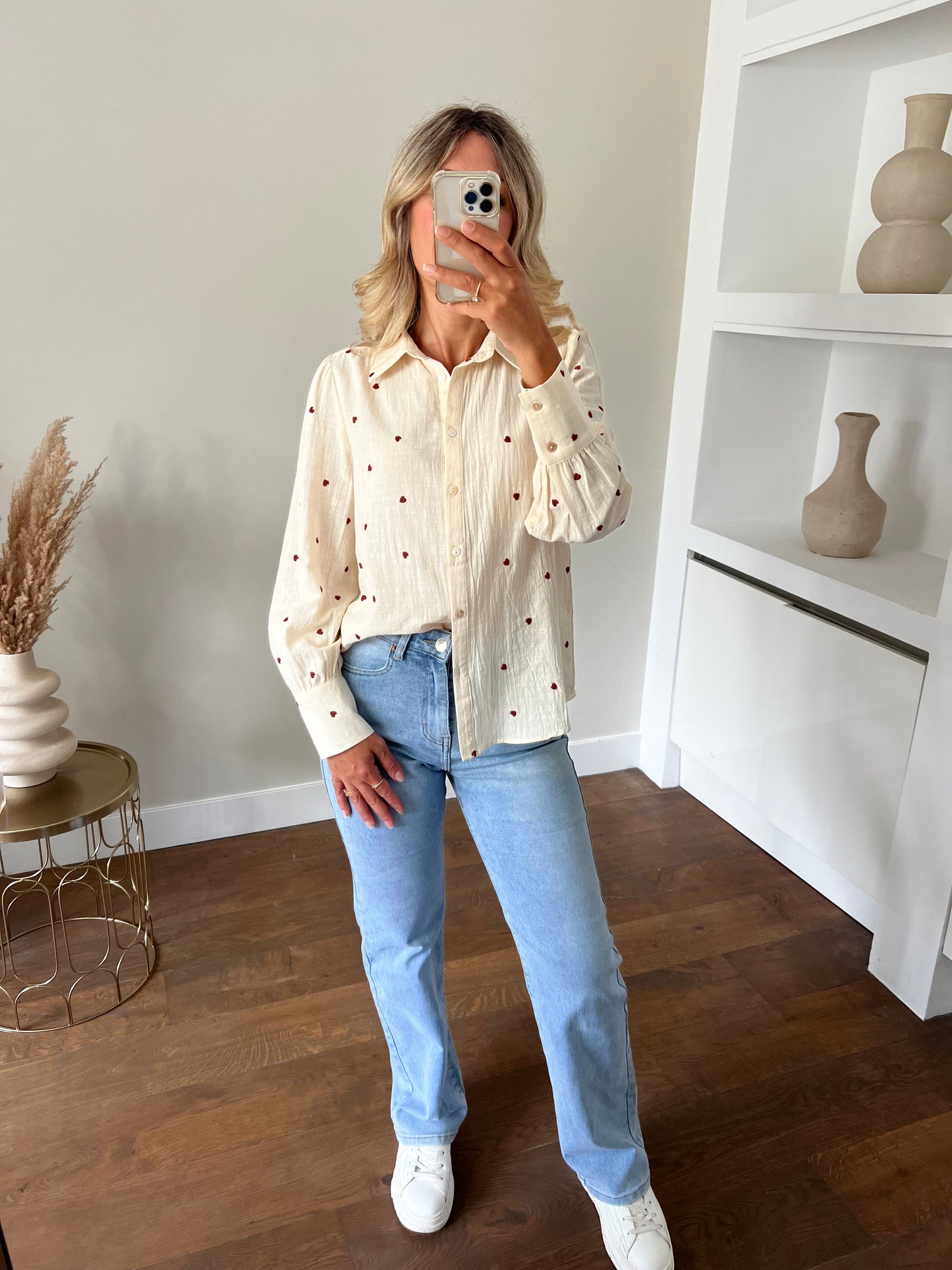 LOD of Love – Heart Blouse Ecru