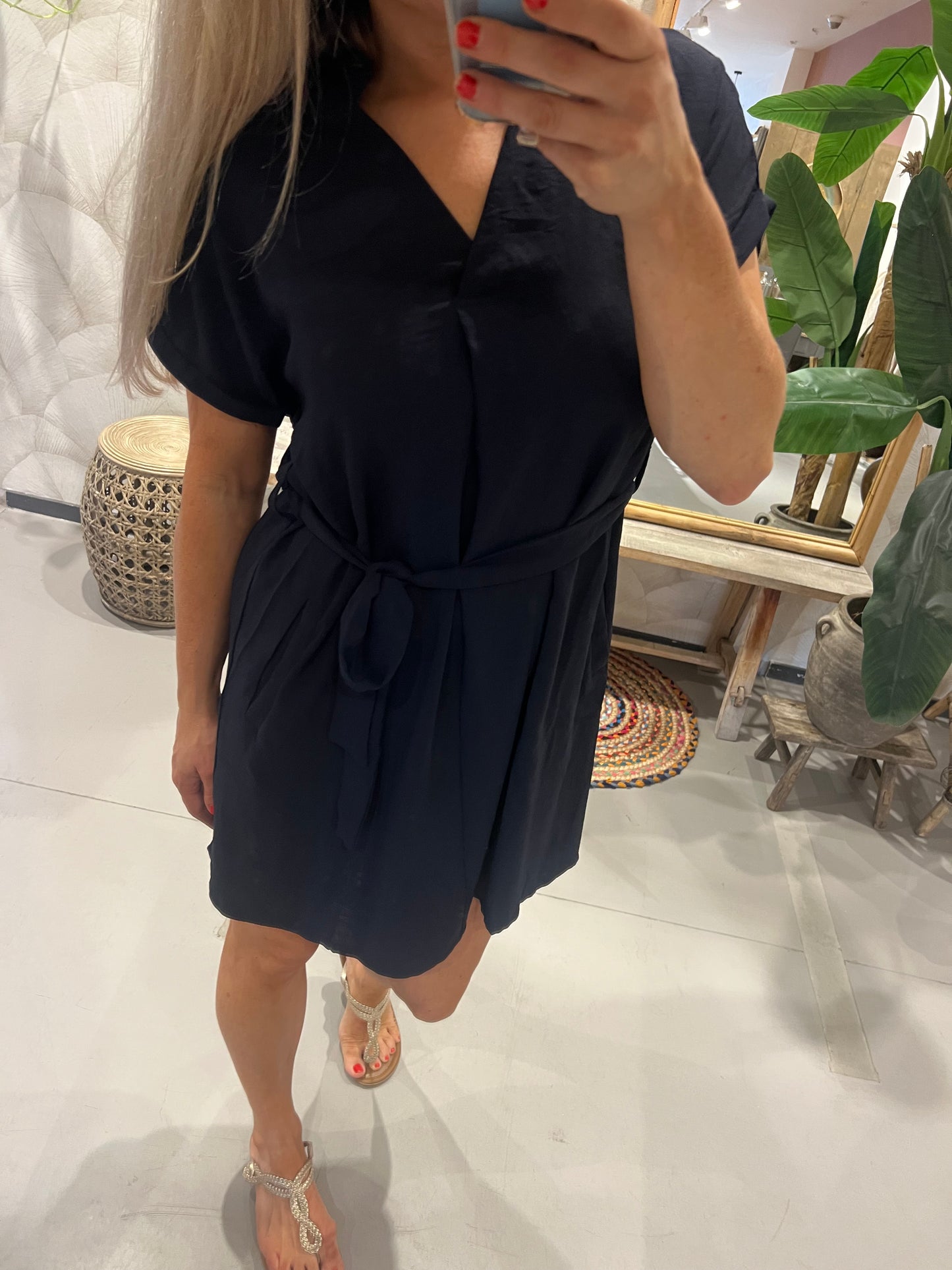 LOD of Love - Jurkje met Ceintuur Marine Blauw