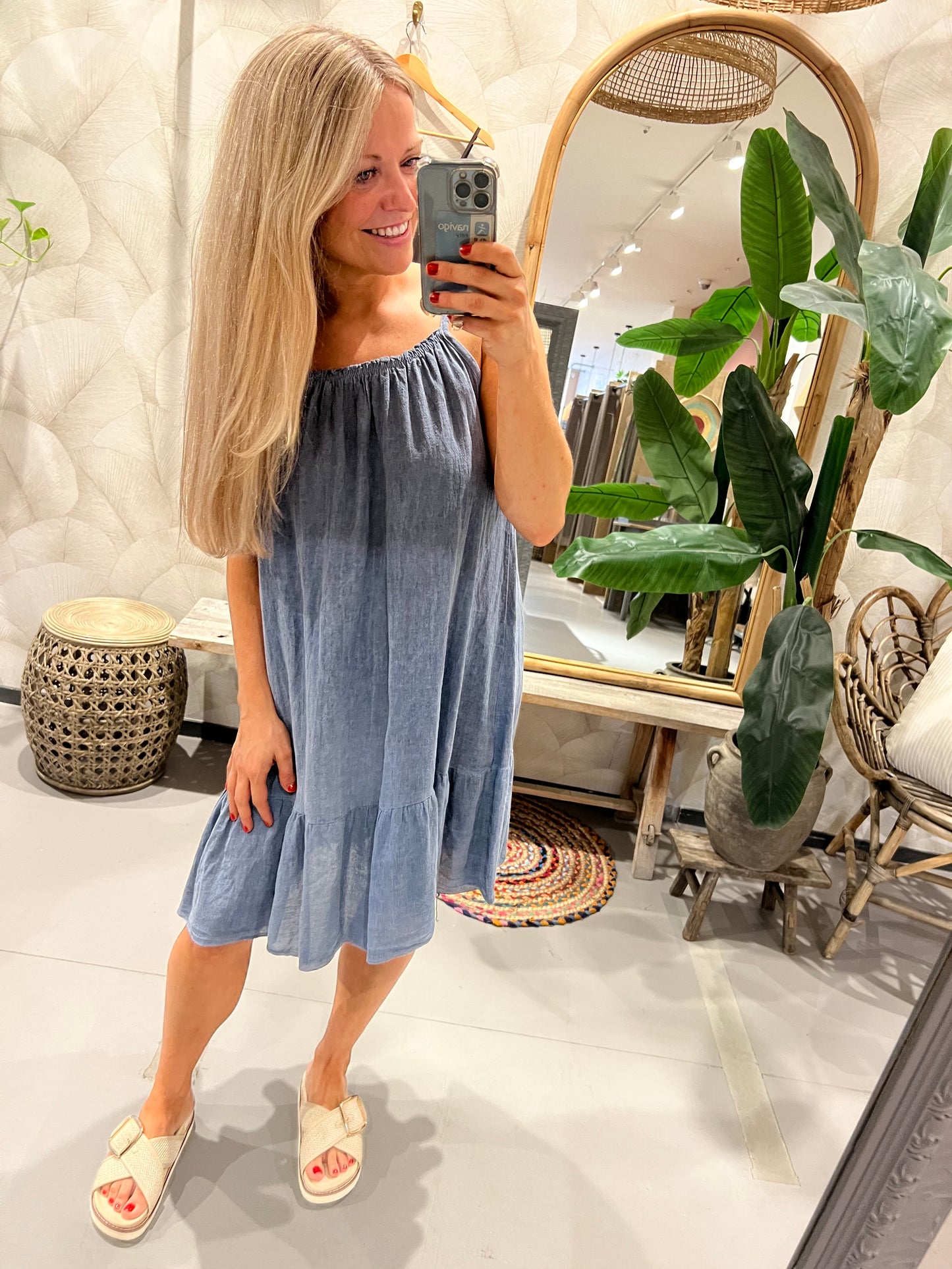 LOD of Love – Katoenen Jurk Fay Blauw