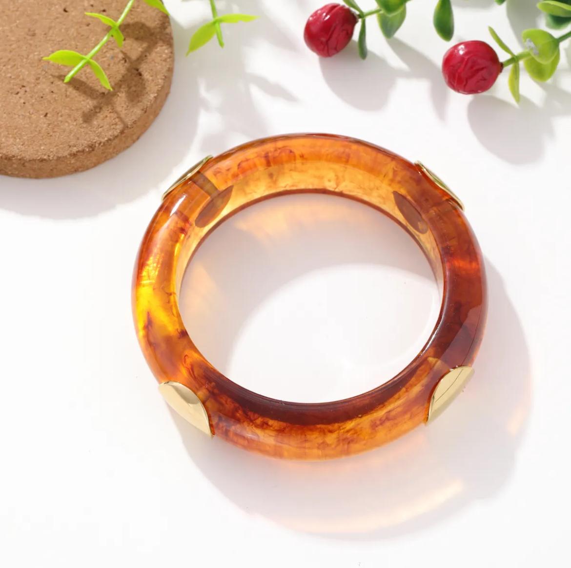 LOD of Love – Golden Detail Bangle Amber Dream