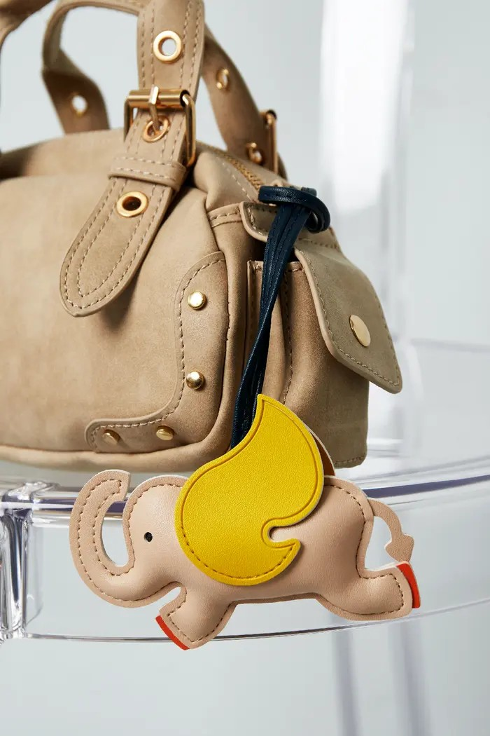 LOD of LOVE – Bag Charm / Olifantje Beige