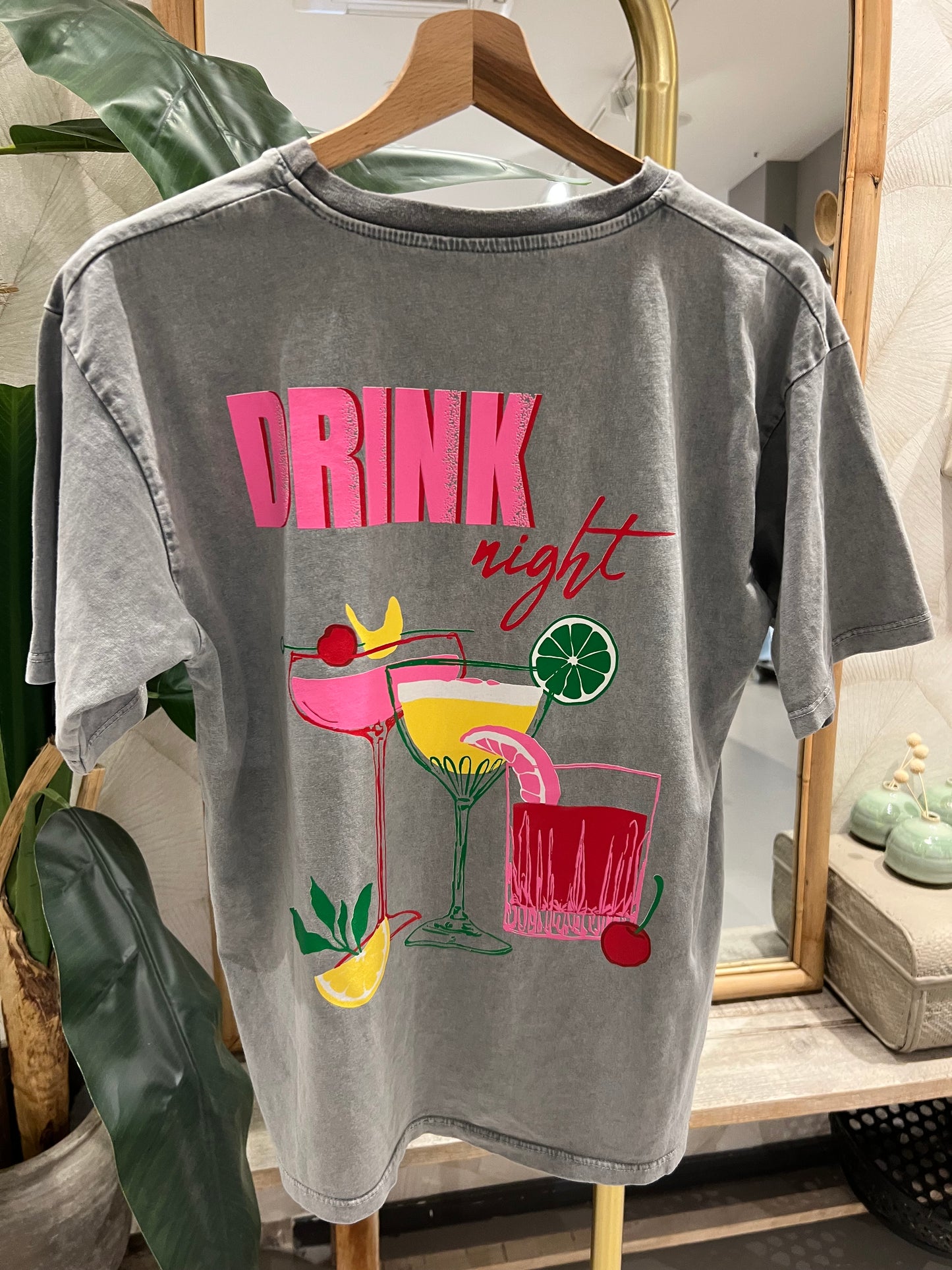 LOD of Love - T-Shirt Grey Drink Night