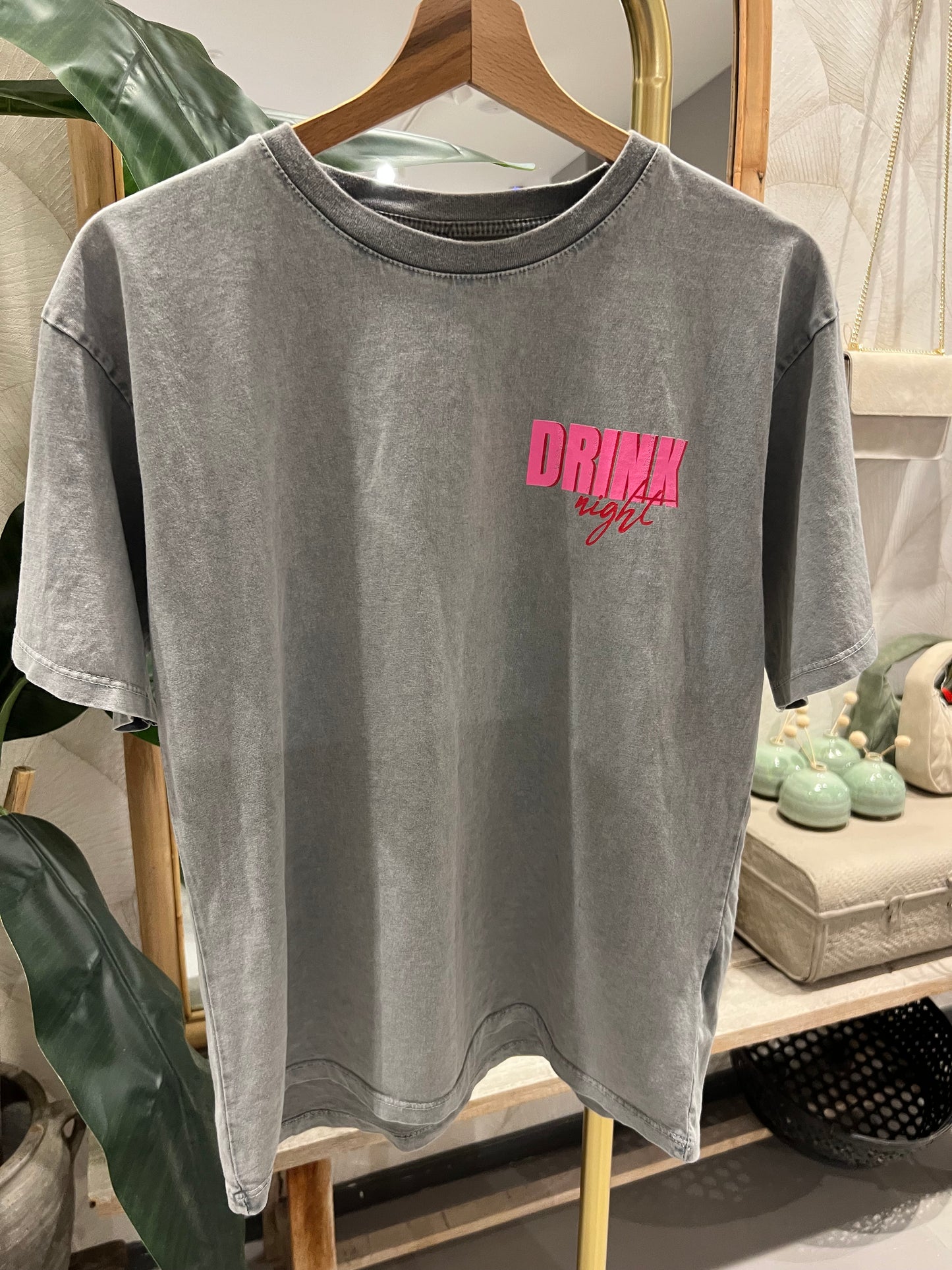 LOD of Love - T-Shirt Grey Drink Night