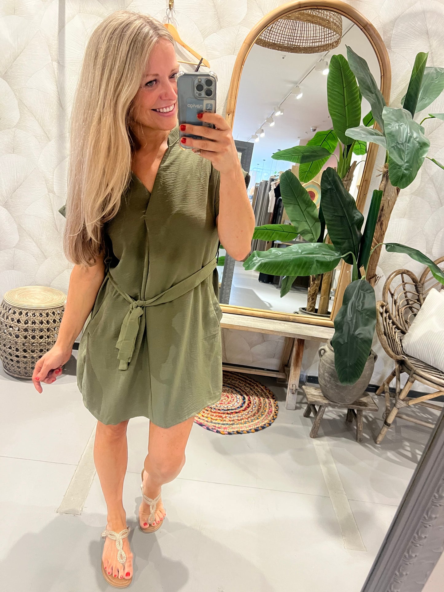 LOD of Love - Jurkje met Ceintuur Army Green