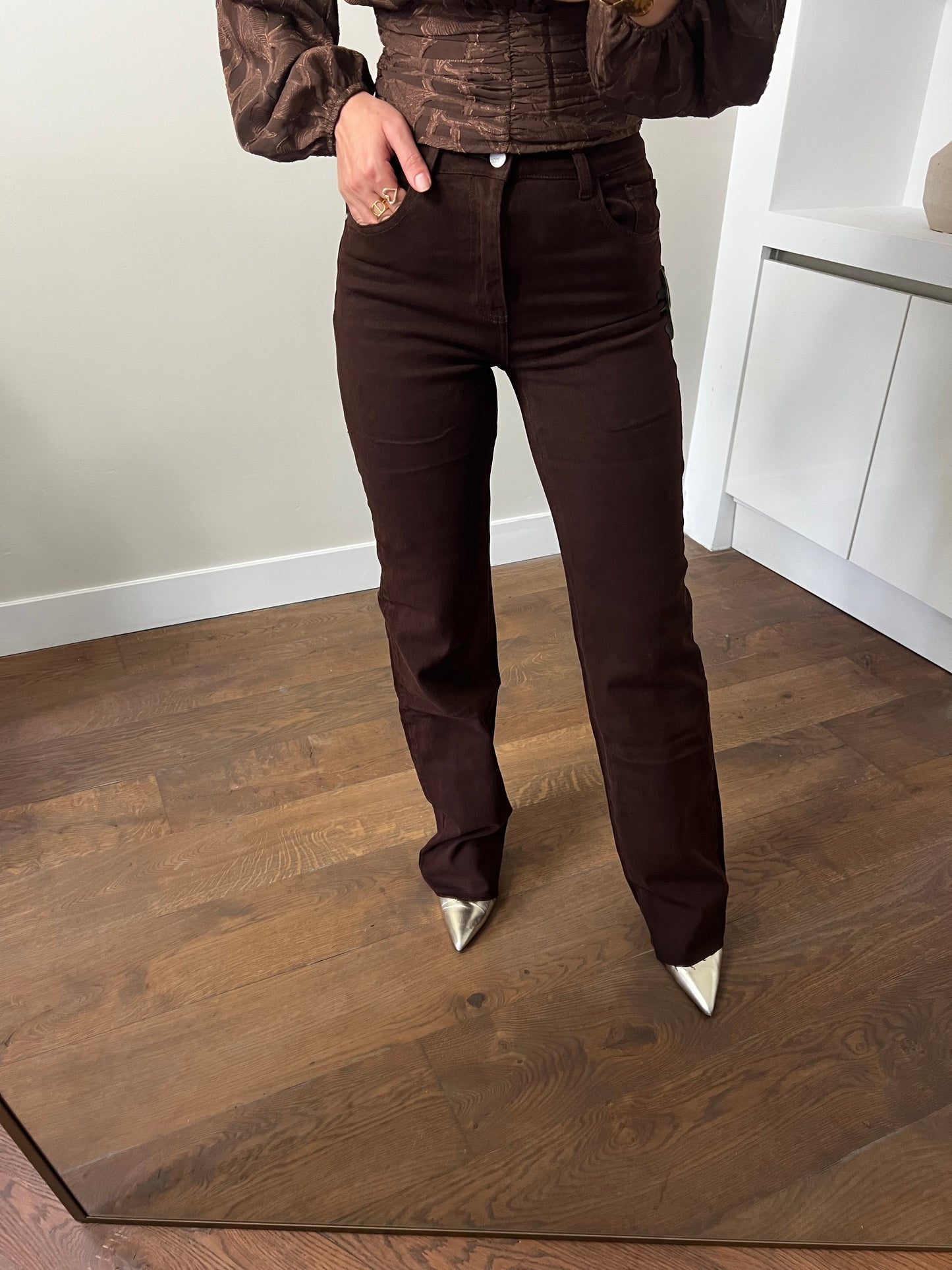 LOD of Love - Jeans Brown Wide Extra Tall