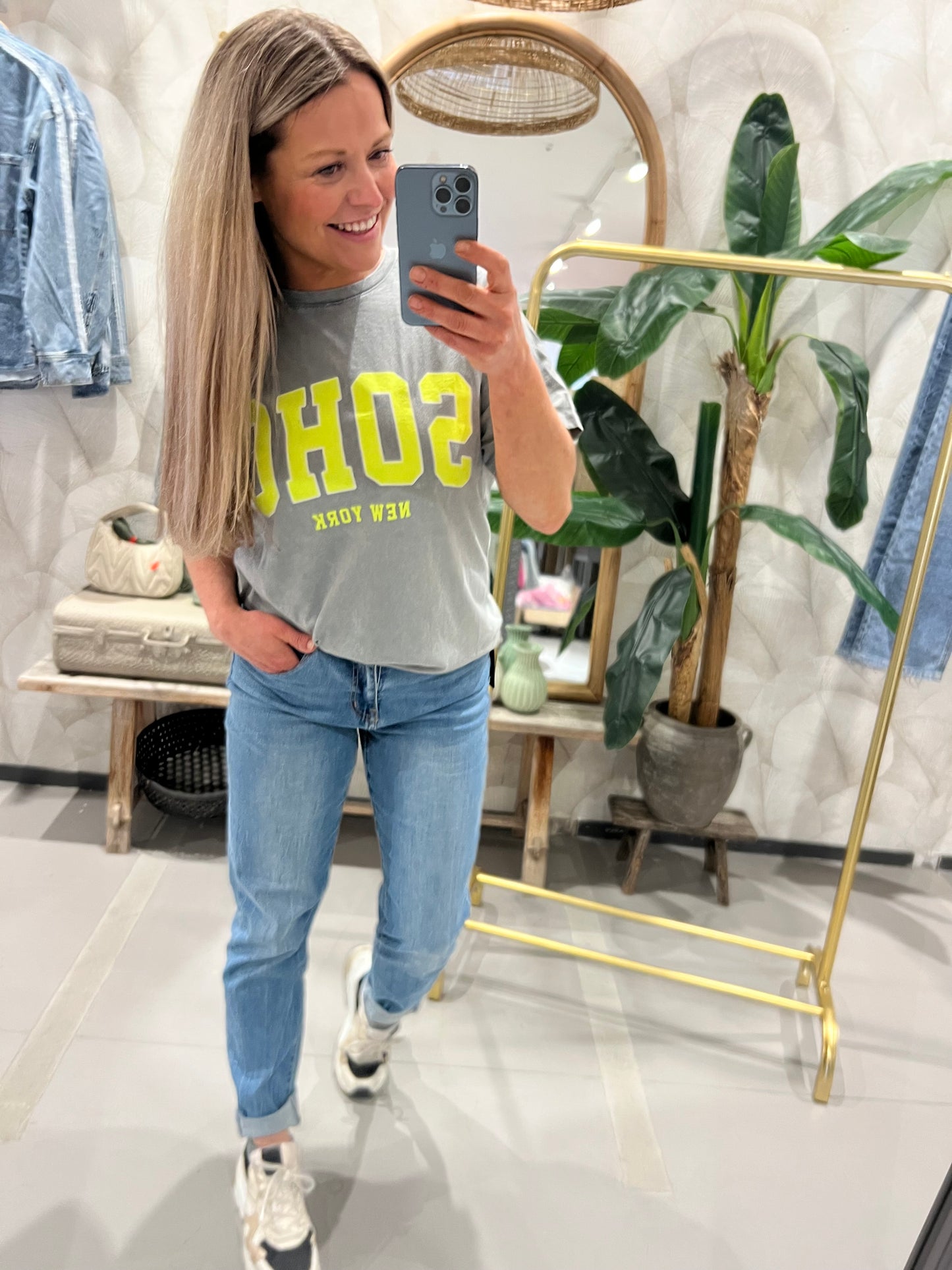 LOD of Love - T-Shirt SOHO Grey Yellow