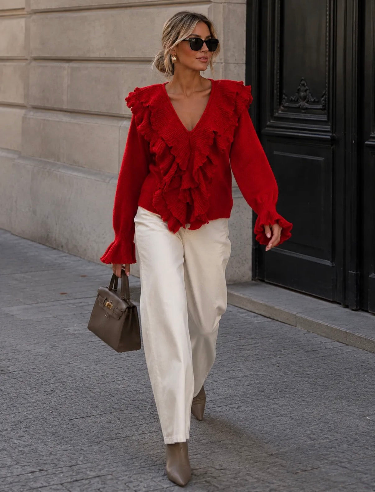 LOD of Love – Ruffle Trui Red