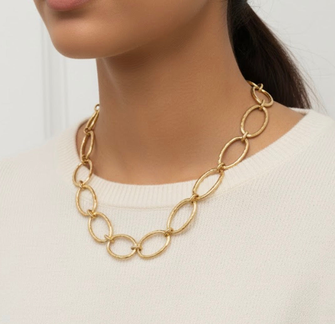 LOD of Love - Gouden Schakelketting Elegant & Tijdloos