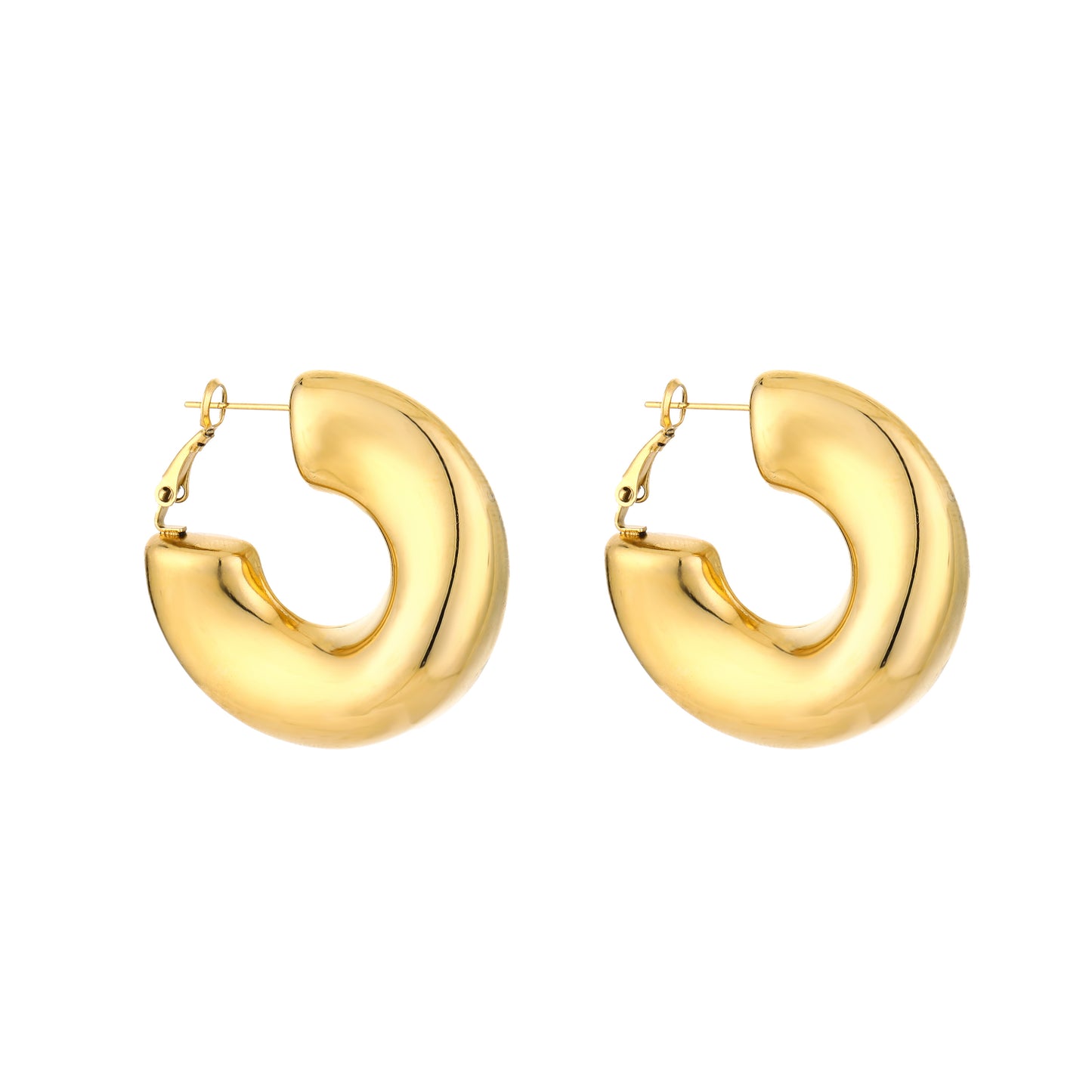 LOD of Love - Stainless Steel Creoles 3.5