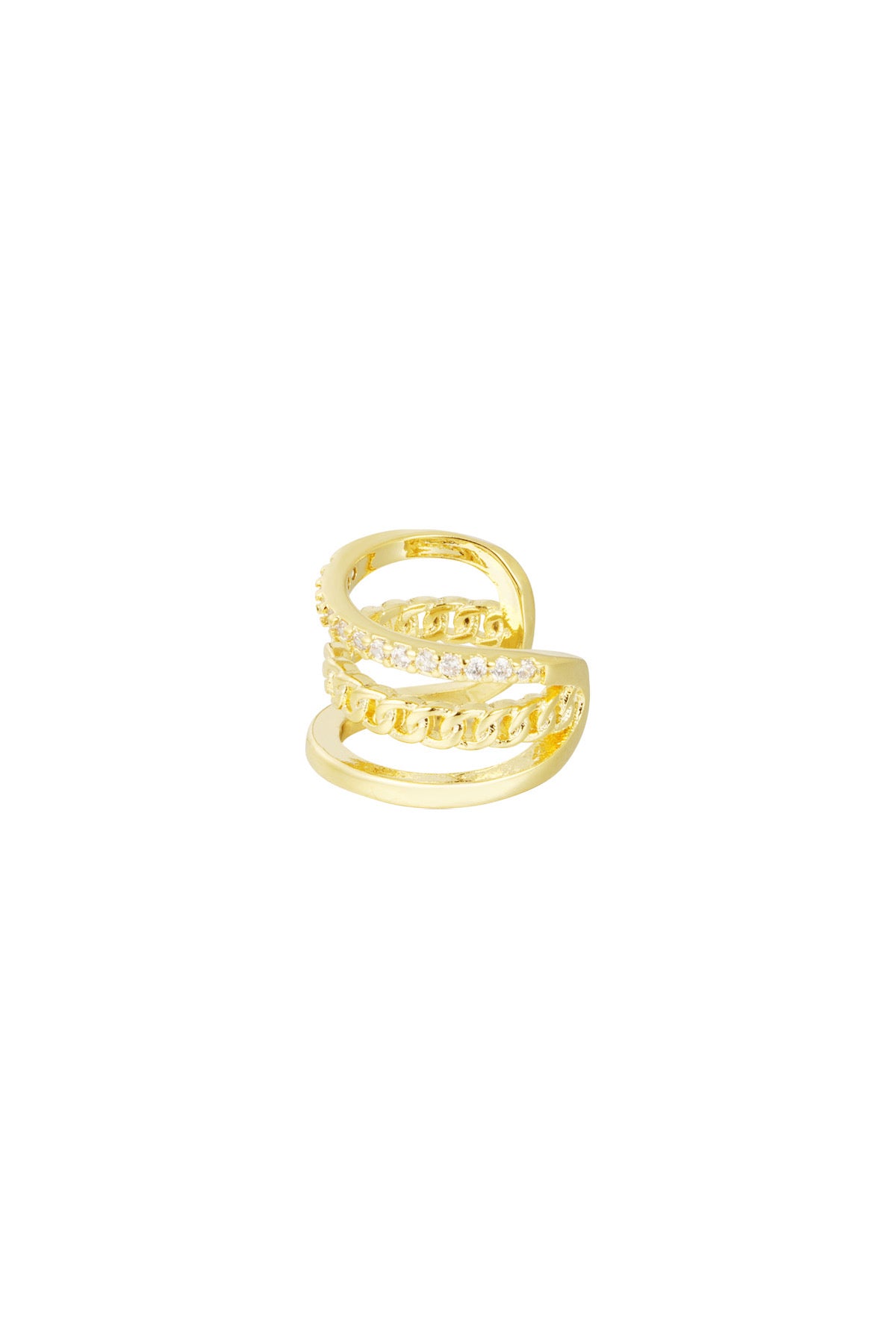 LOD of Love Gouden Ear Cuff met Verfijnde Details