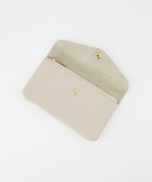 LOD of Love Lisa Big Leren Portemonnee – Ecru