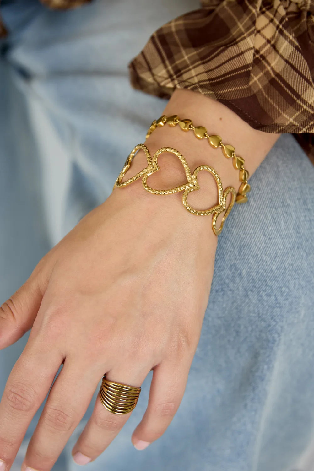 LOD of Love – Open Heart Armband – Gold