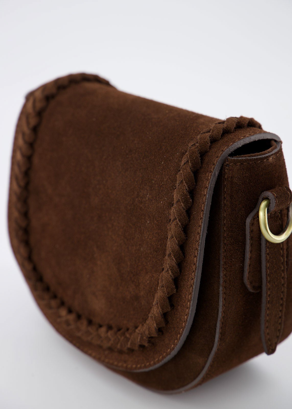 LOD of Love - Chelsea Suede Crossbodytassen Bruin