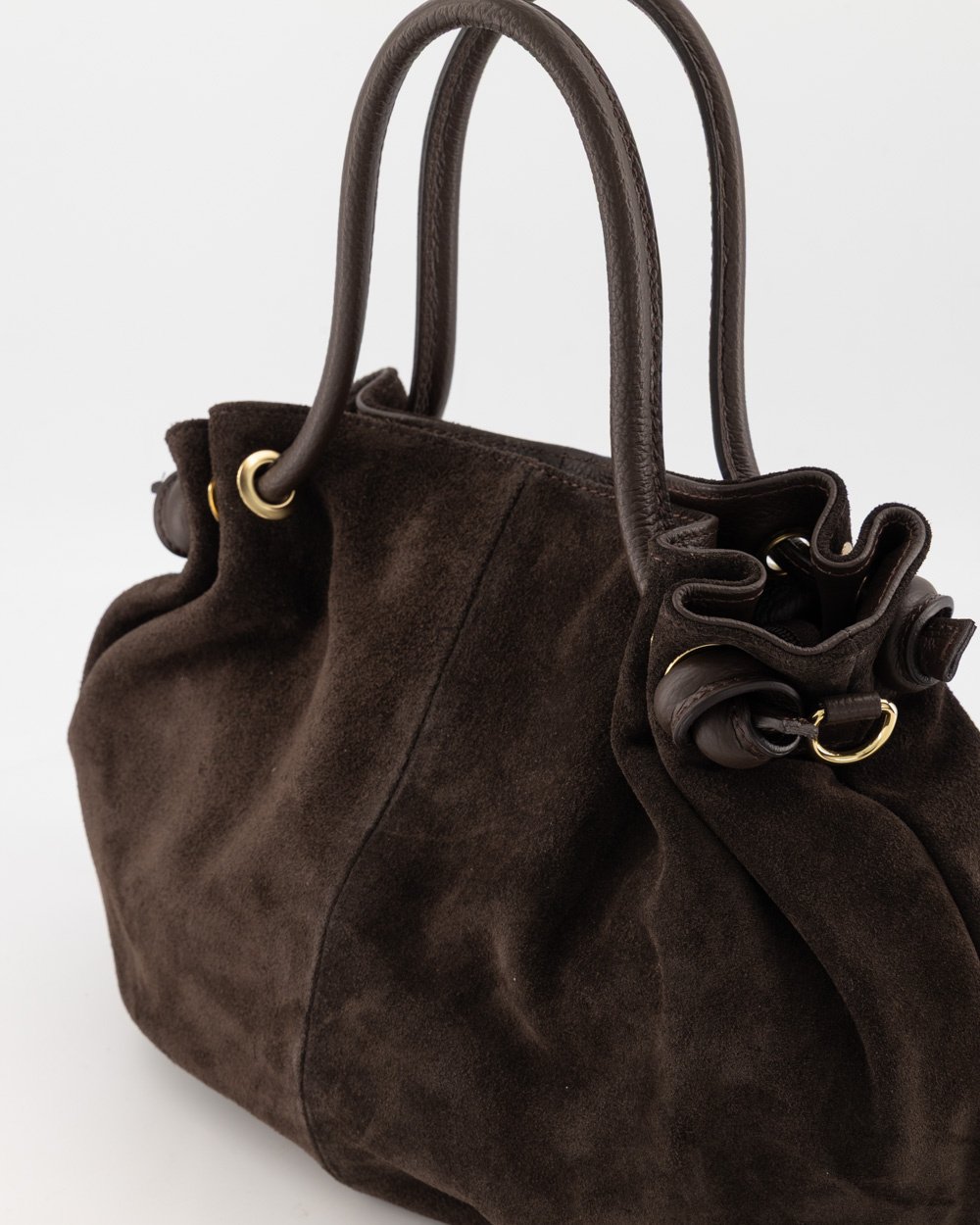 LOD of Love - Darcy Suede Schoudertassen Donkerbruin