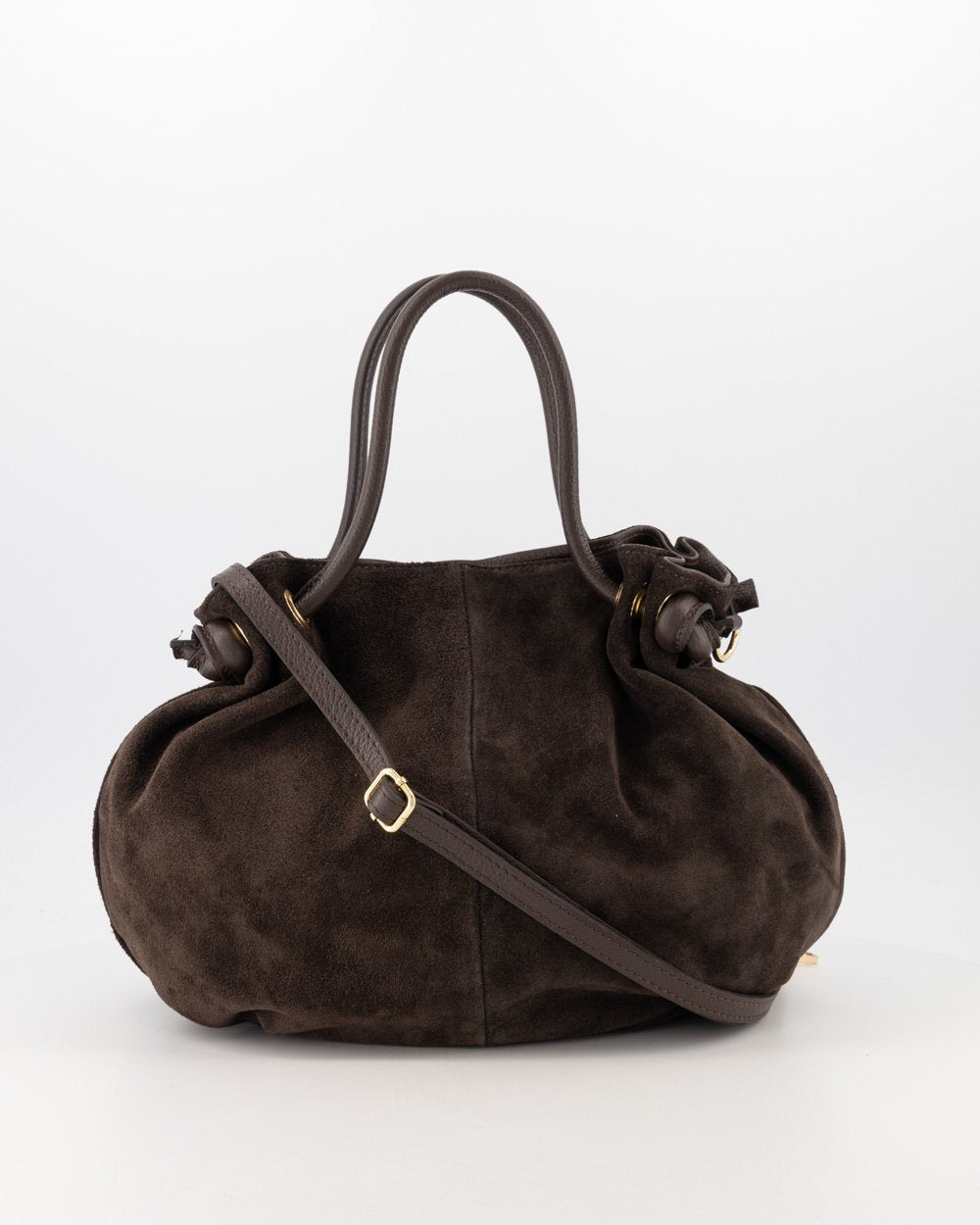 LOD of Love - Darcy Suede Schoudertassen Donkerbruin
