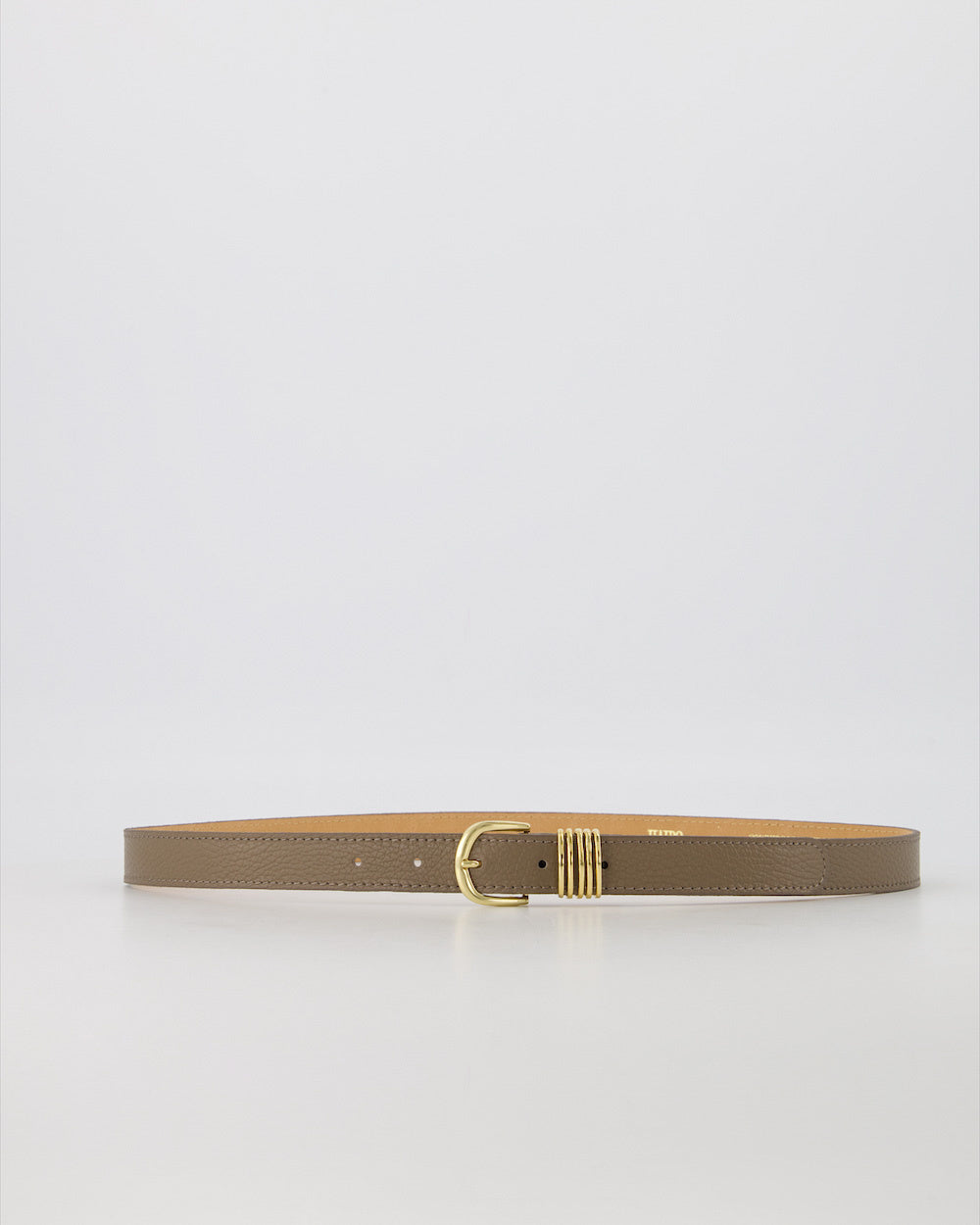 LOD of Love- Hailey Classic Grain Riem Met Gesp Taup