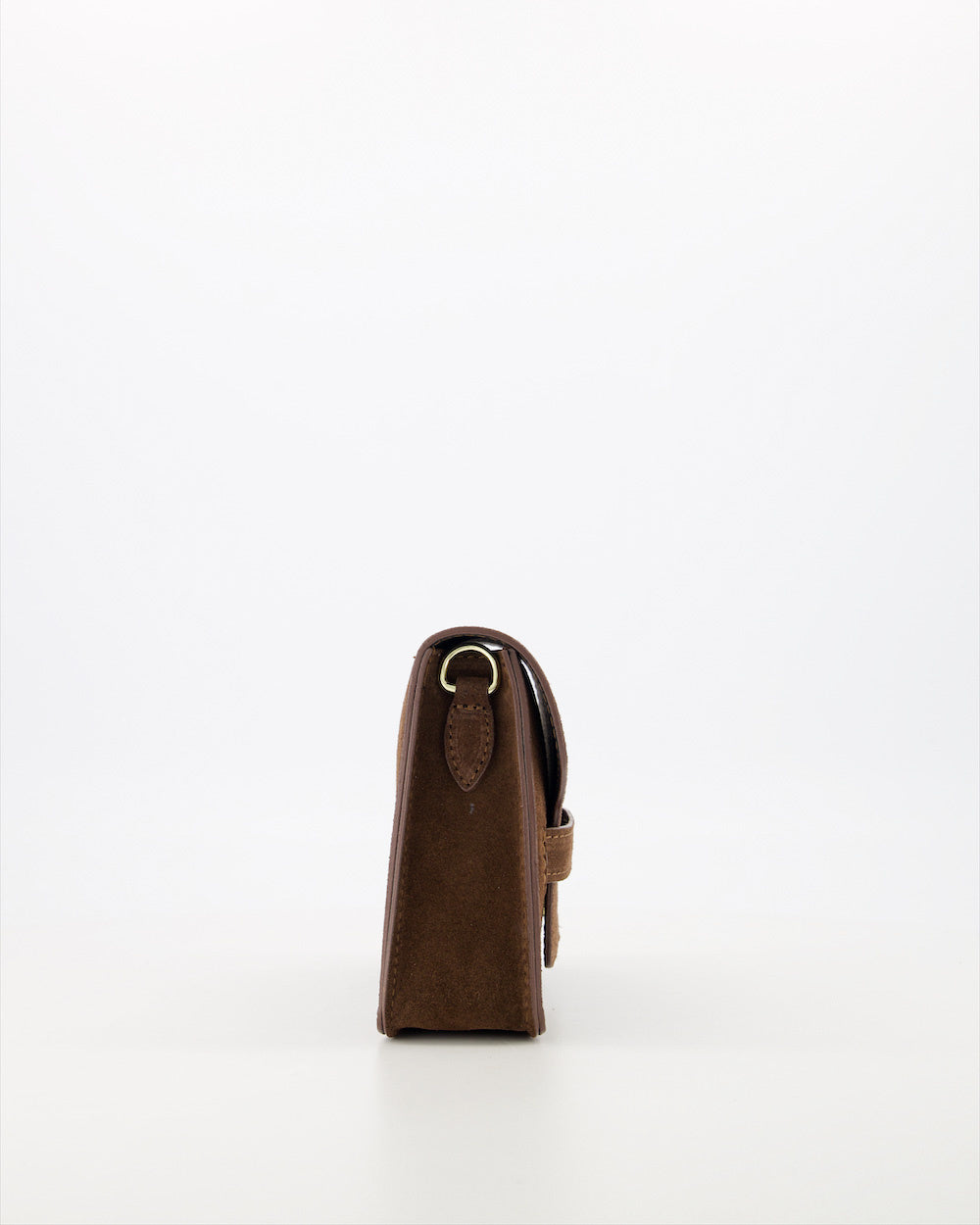 LOD of Love - Janice Suede Crossbodytas Donkerbruin