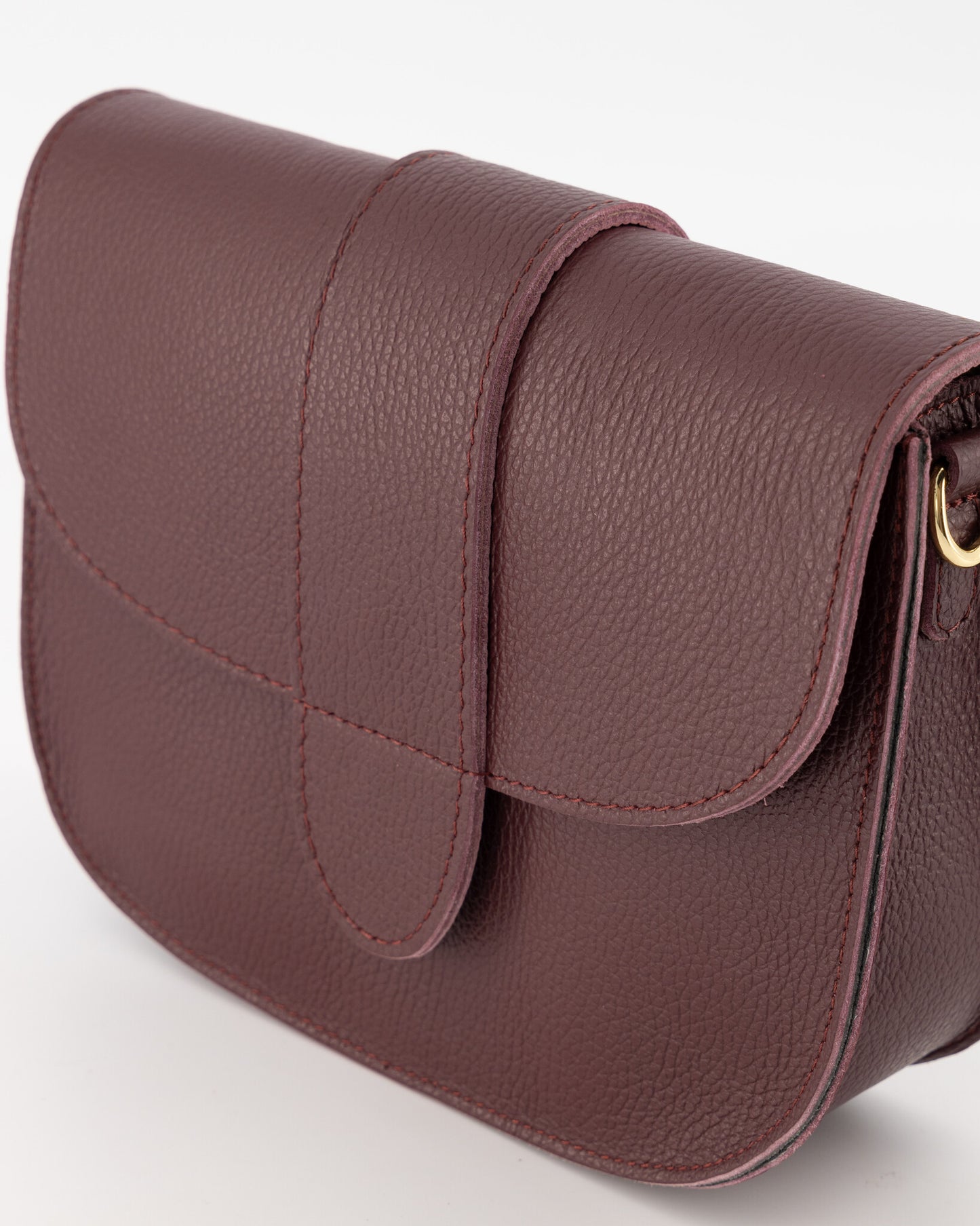 LOD of Love - Maan Classic Grain Crossbodytassen Bordeaux