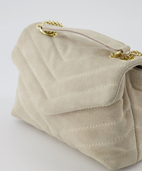 LOD of LOVE – Celine Suede Crossbodytassen Beige