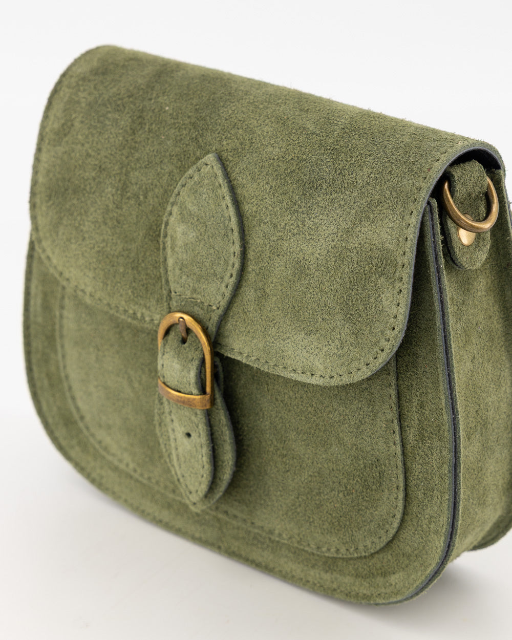 LOD of Love - Sola Suede Crossbody tassen Groen
