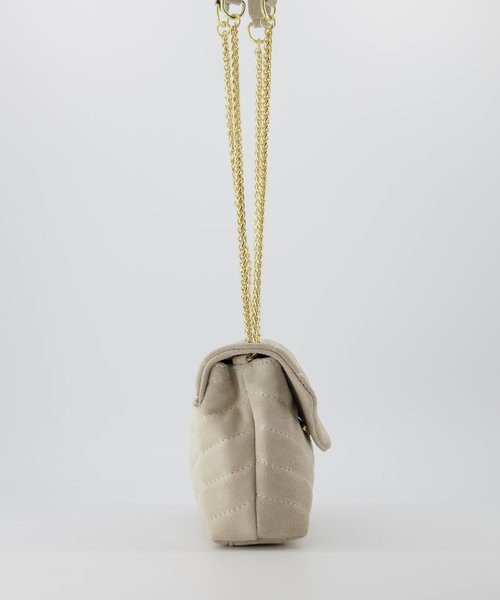 LOD of LOVE – Celine Suede Crossbodytassen Beige