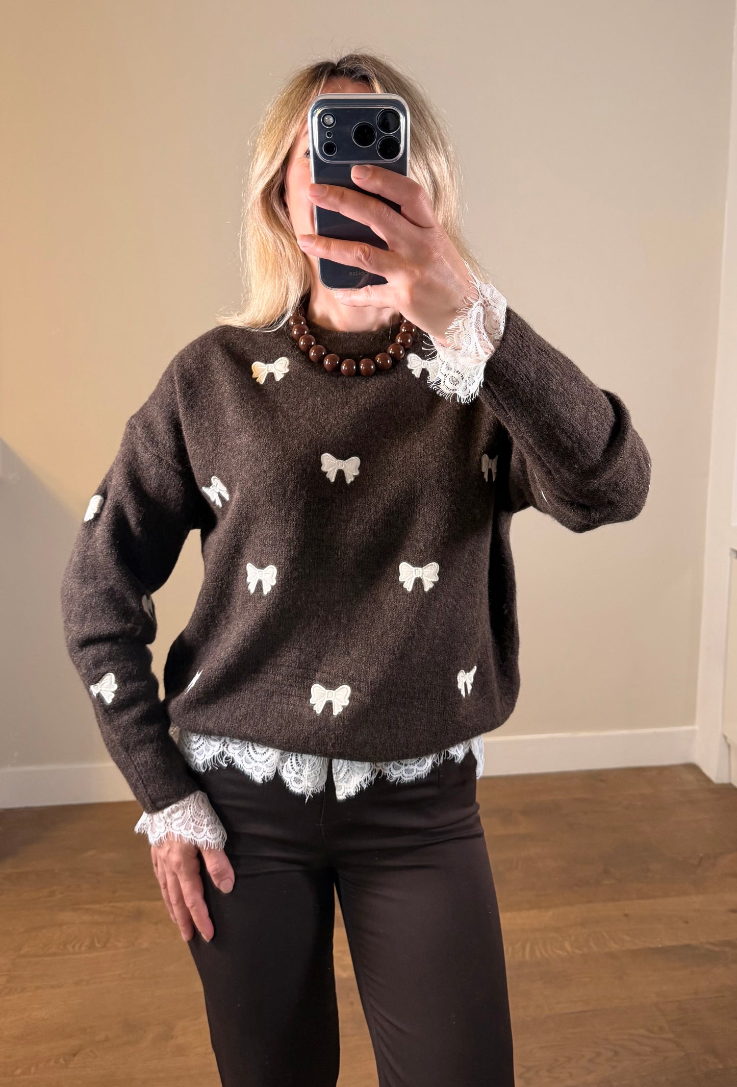 LOD of Love – Zijde Viscose Blouse Luna Offwhite