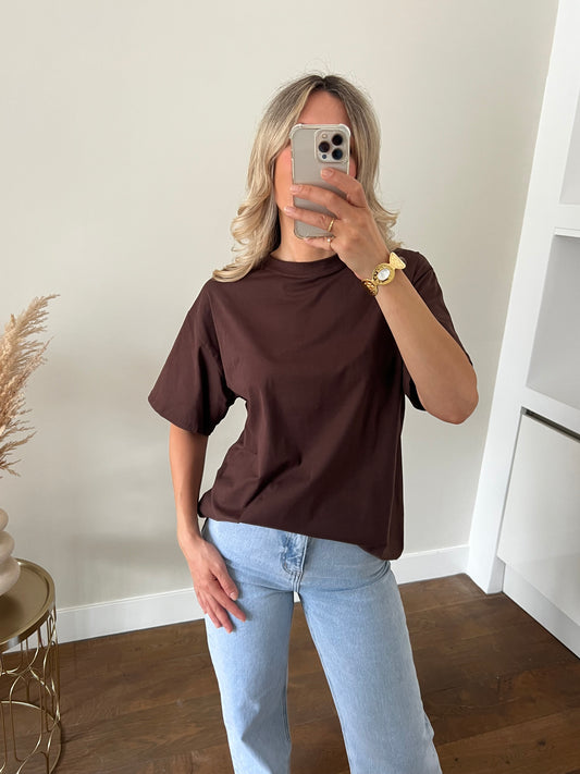 LOD of Love – New York T-shirt Bruin met Witte Teddy Letters