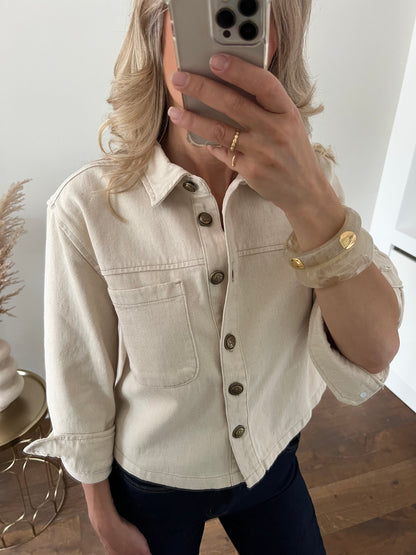 LOD of Love – Denik Beige Denim Jacket