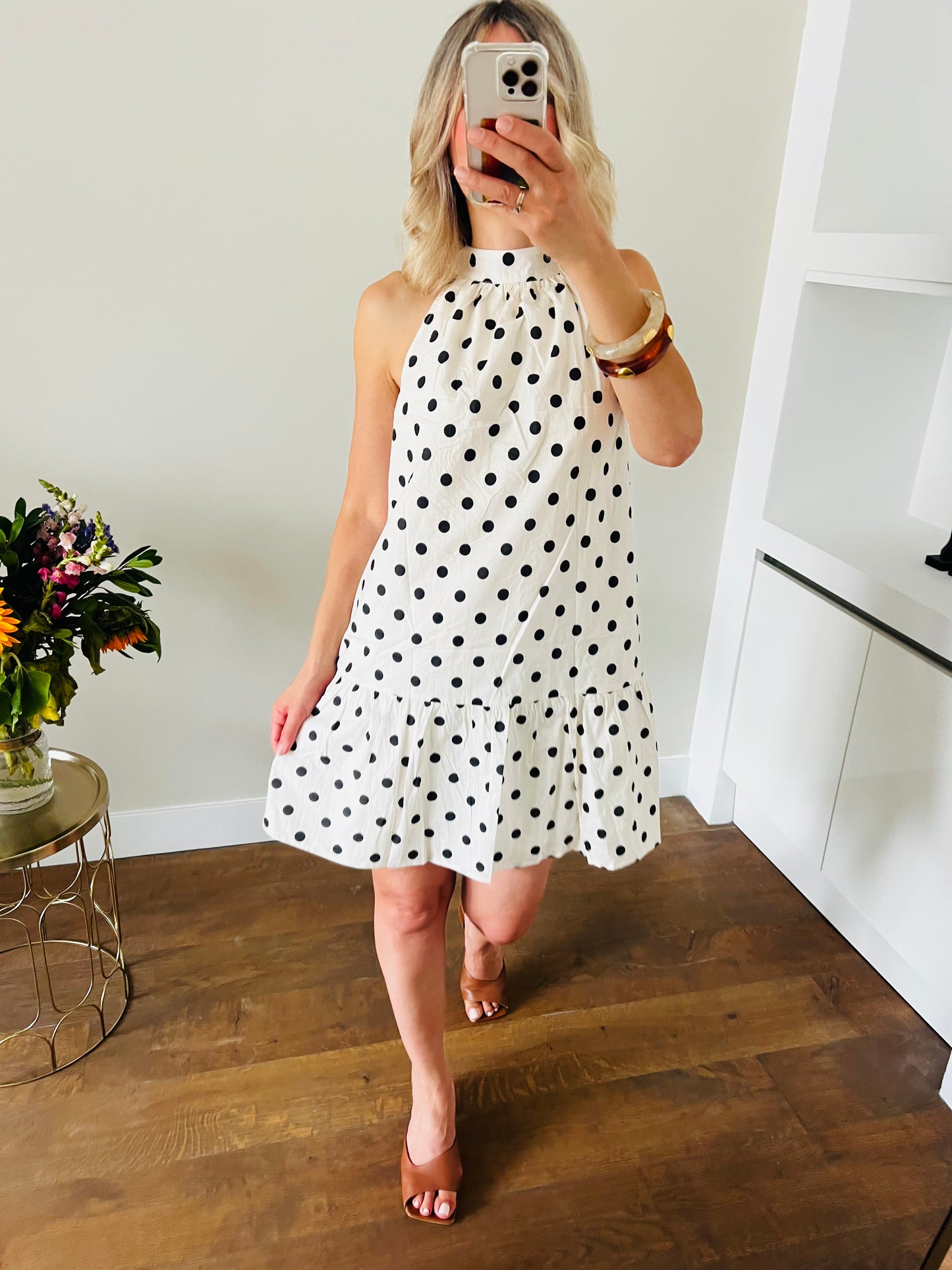 LOD of Love – Katoenen Jurk Polkadot Met Achterstrik