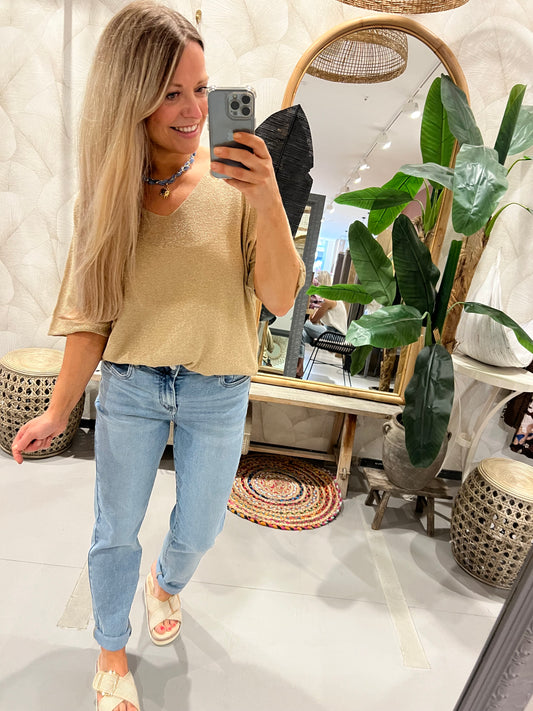 LOD of Love – Glittertop Vlinder Goud