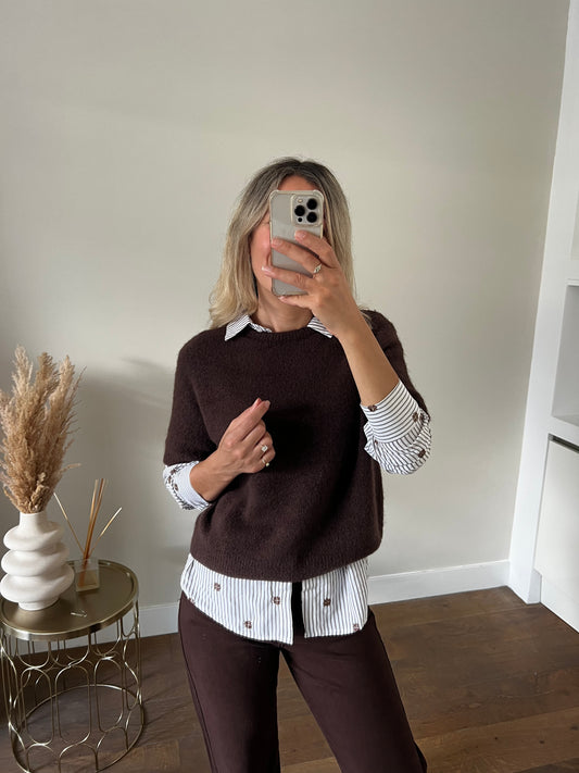 LOD Of Love - Soft Sweater Alpaka Bruin