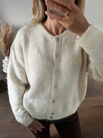 LOD of Love – Zacht Gebreid Vest Beige
