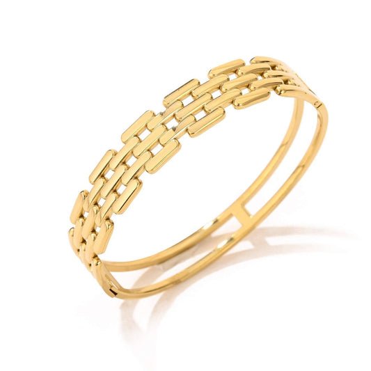LOD of Love - Stainless Steel Schakel Bangle Armband